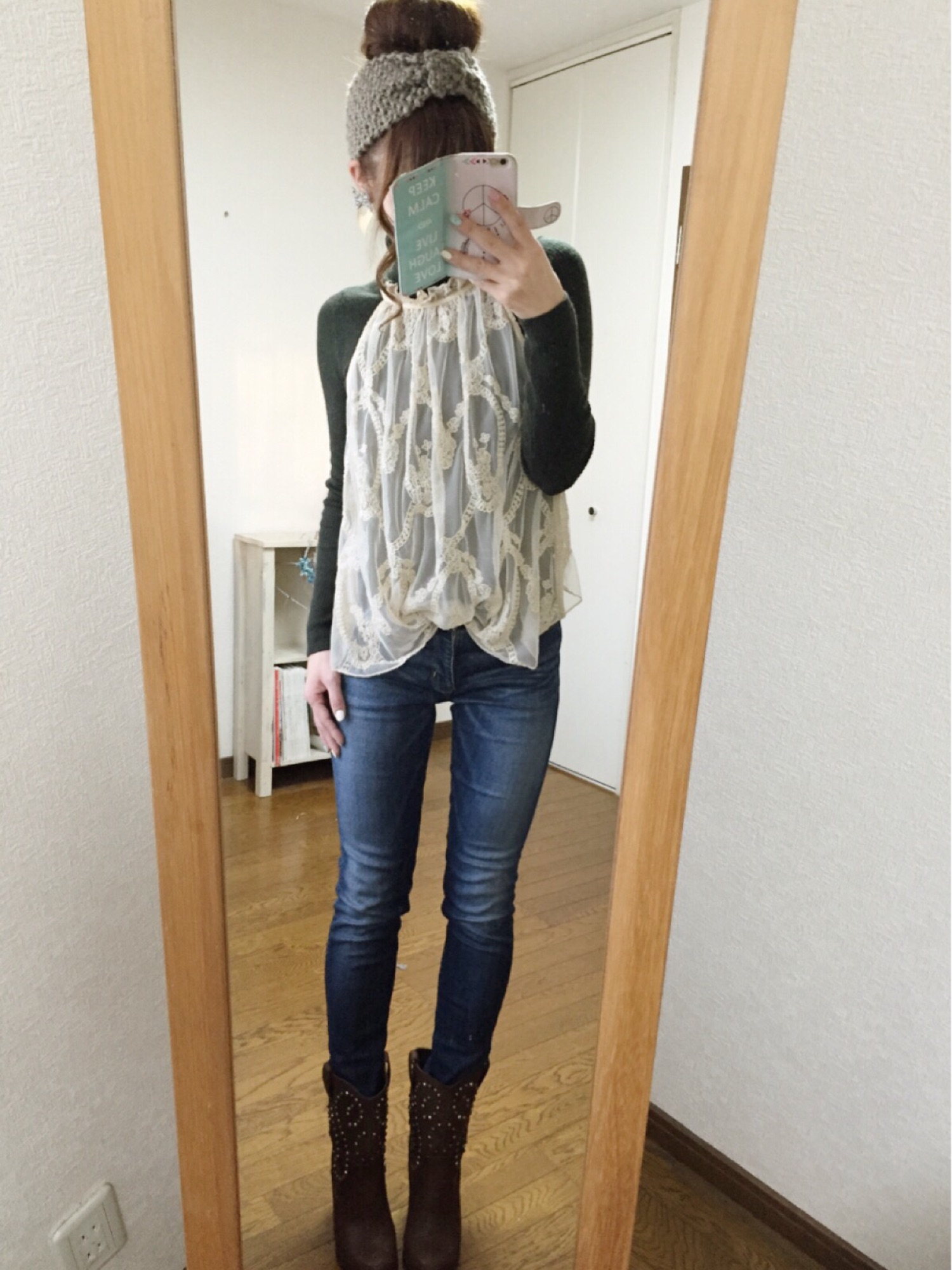 Denim & Supply Ralph Laurenのキャミソールを使った人気ファッション