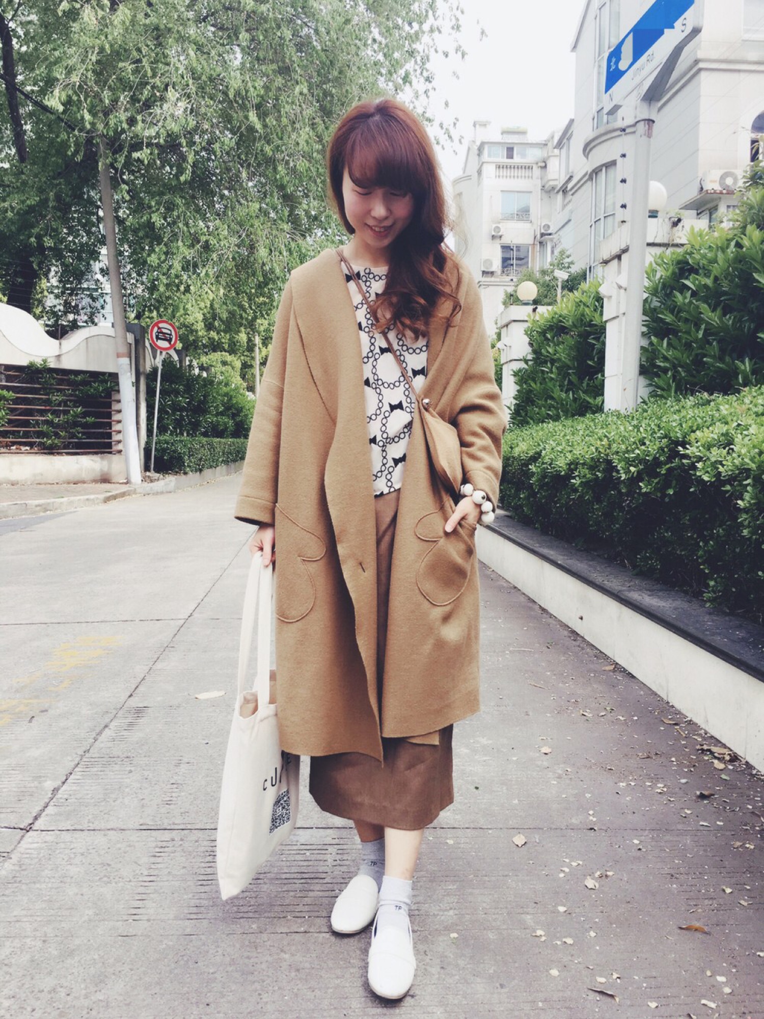 peu pres（プープレ）の「リンクス圧縮 ミトンポケットドレープコート  