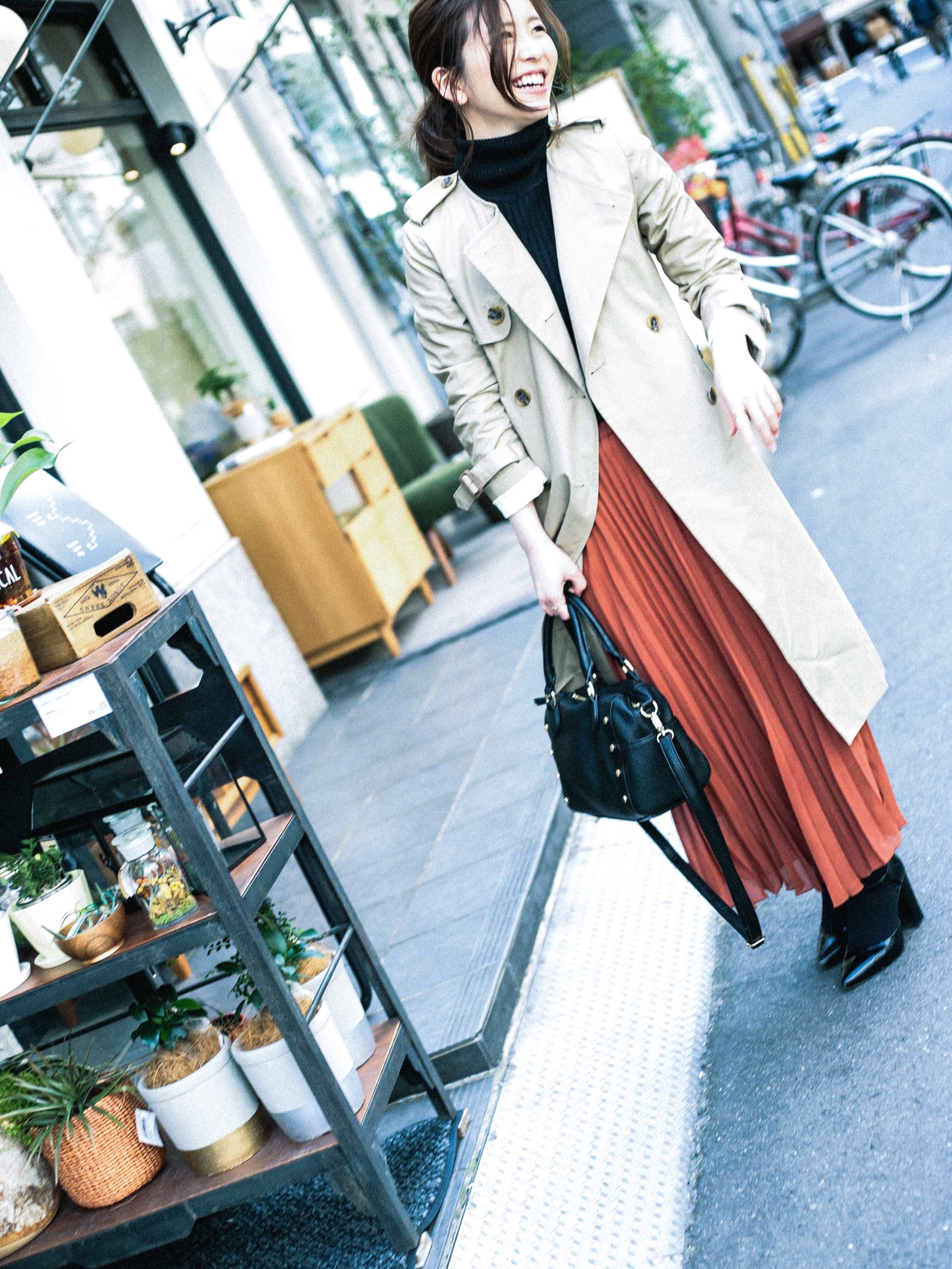 SLOBE IENA（スローブイエナ）の「ノーカラートレンチコート
