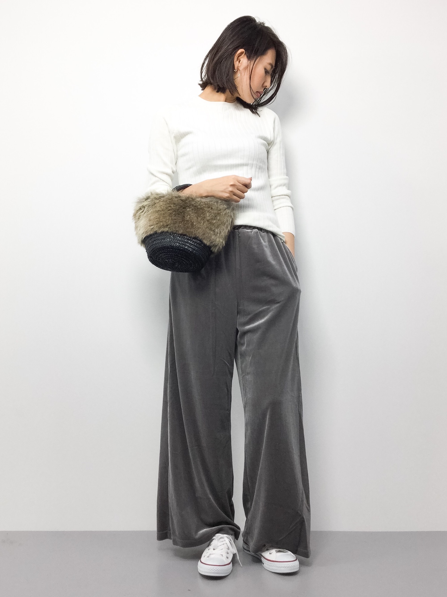 The Dayz tokyo - The Dayz tokyo 石原さとみさん着用 石原さとみさん着用 The Dayz tokyo ベロアパンツ（THE DAYZ