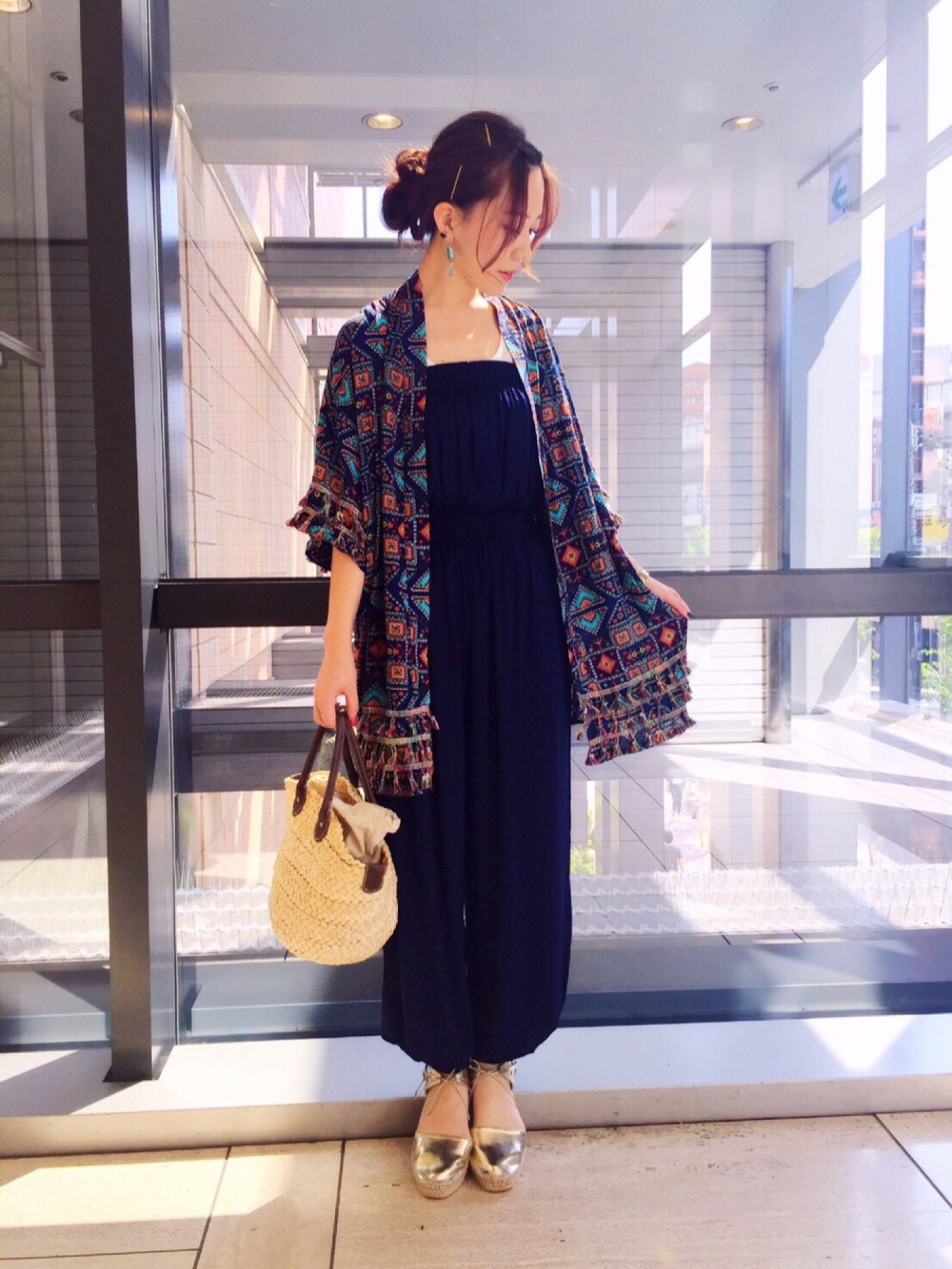 ZARA ベアトップ　オールインワン ZARA チューブトップ ベアトップ オールインワン - メルカリ