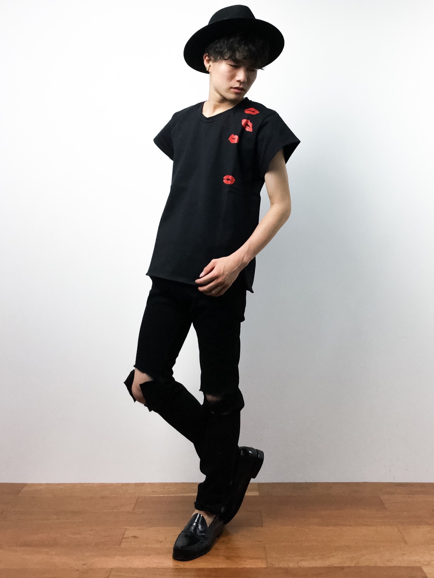 DRESSCAMP（ドレスキャンプ）の「【DRESSCAMP】リッププリントtee（T 