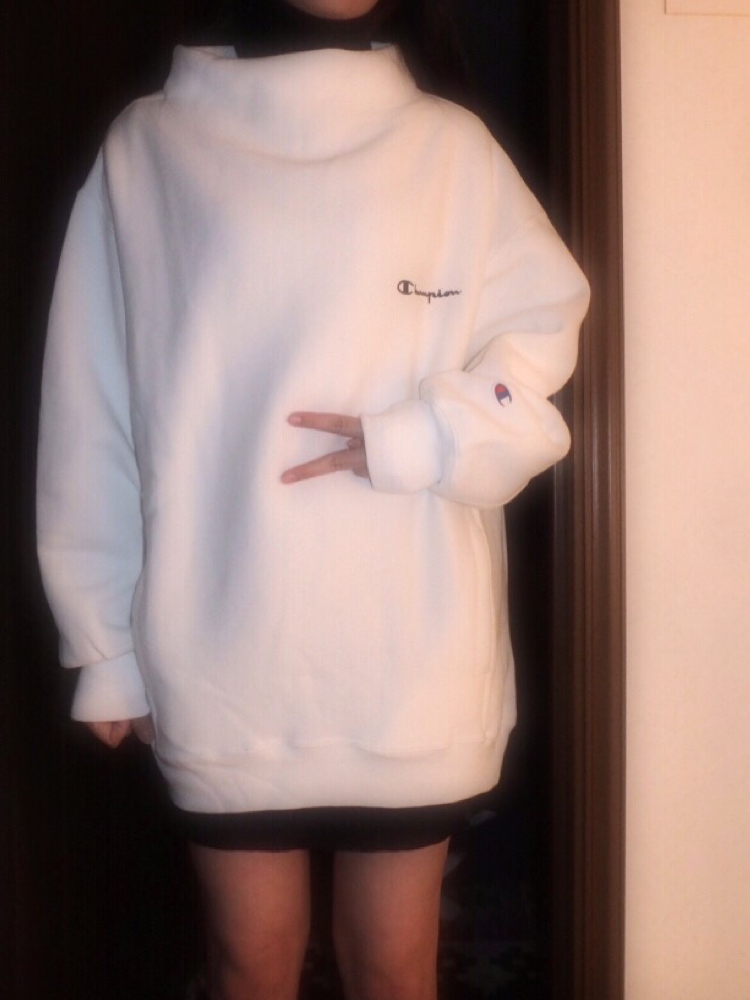 EMODA（エモダ）の「EMODA×Champion RW pocket LONG TOP（スウェット