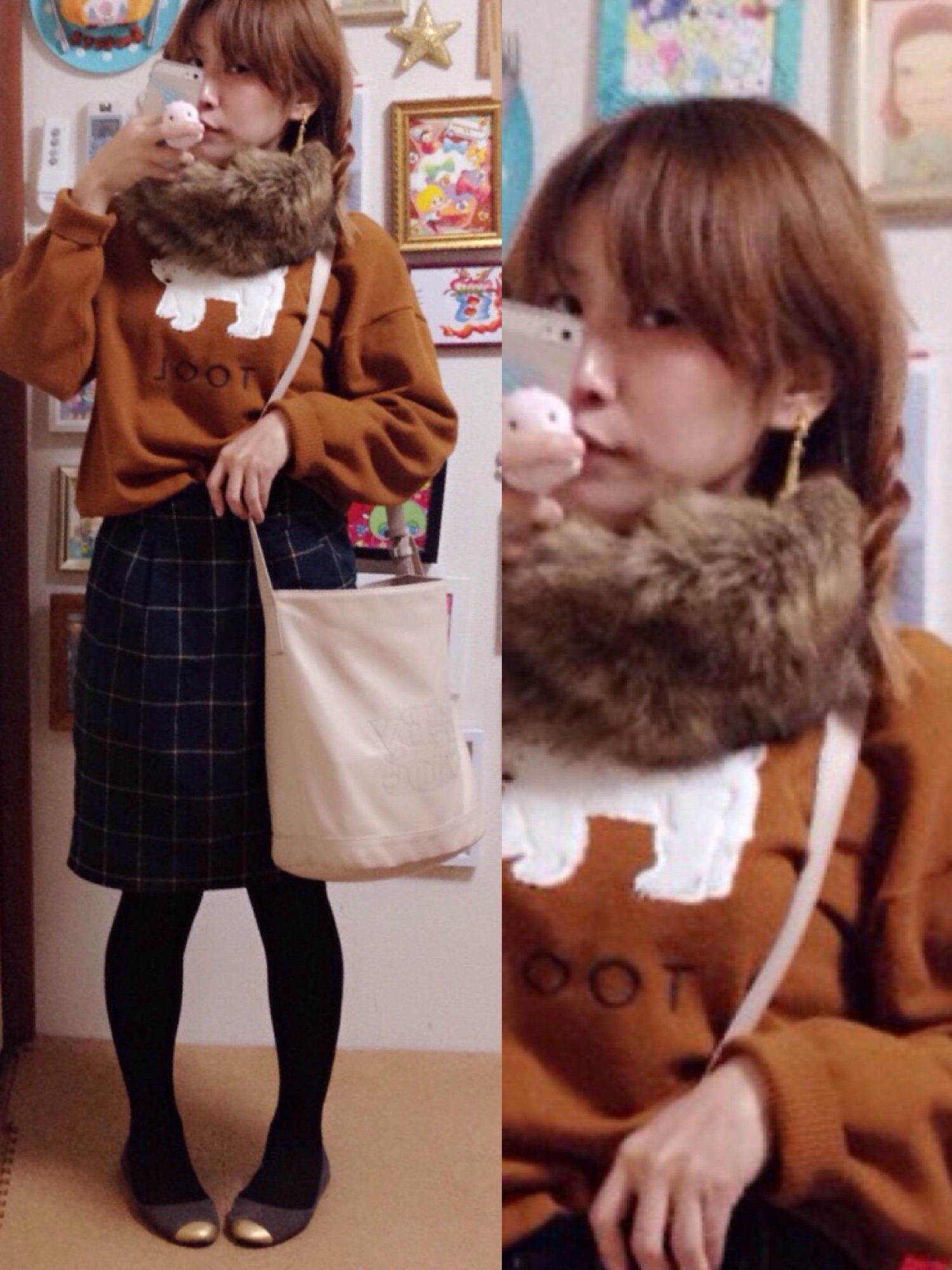 w closet（ダブルクローゼット）の「くまモチーフニット（）」 - WEAR