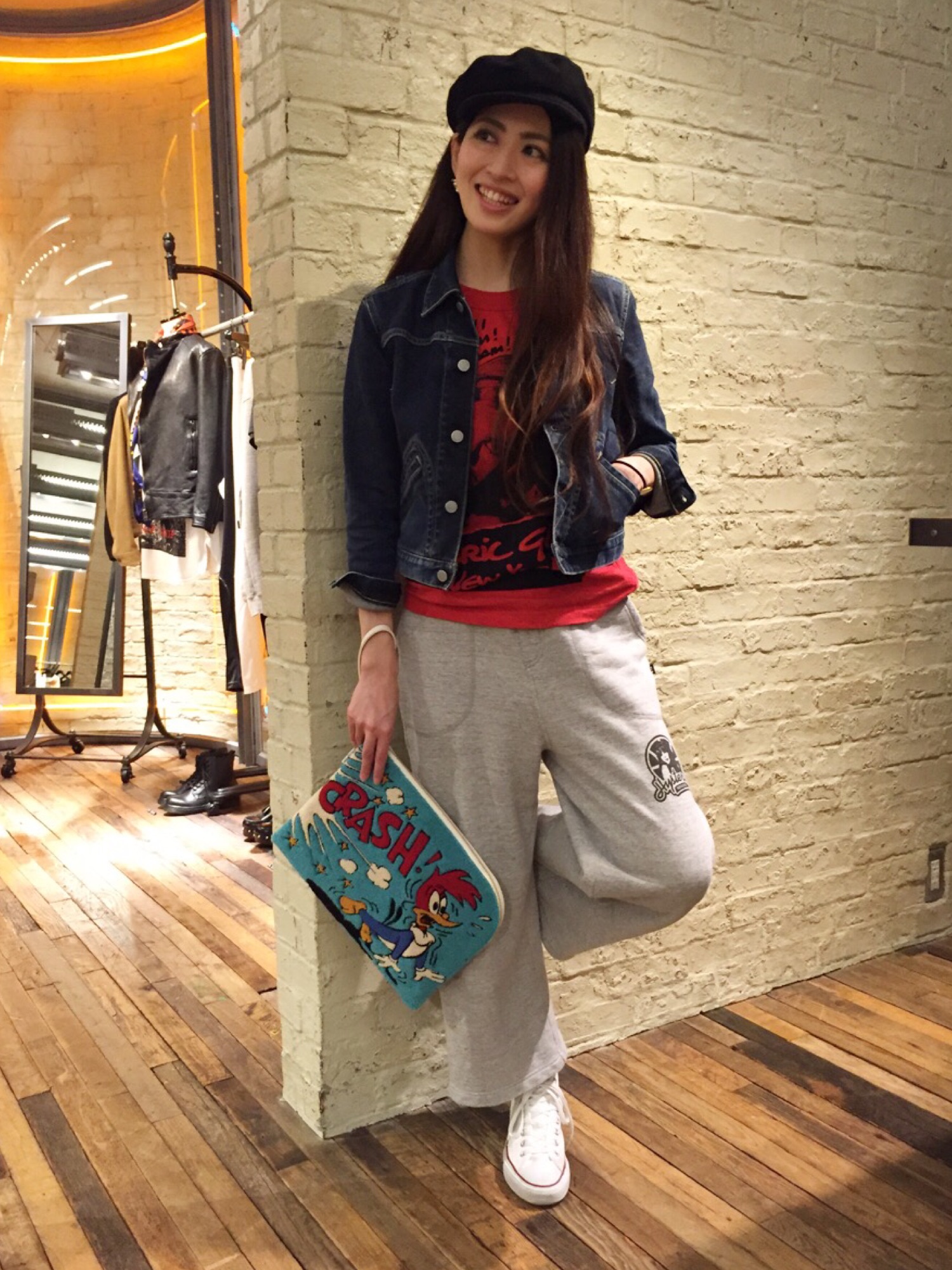HYSTERIC GLAMOUR チリウィリー クラッチバッグ HYSTERIC GLAMOUR チリウィリー クラッチバッグ HYSTERIC LOVER
