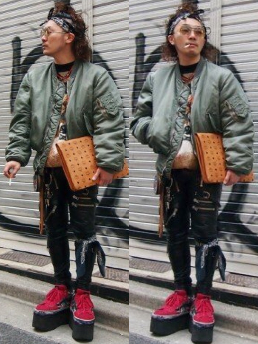 バナルシックビザール　blackmeans zip レザーパンツ blackmeans”ZIPパンツ | HAZE