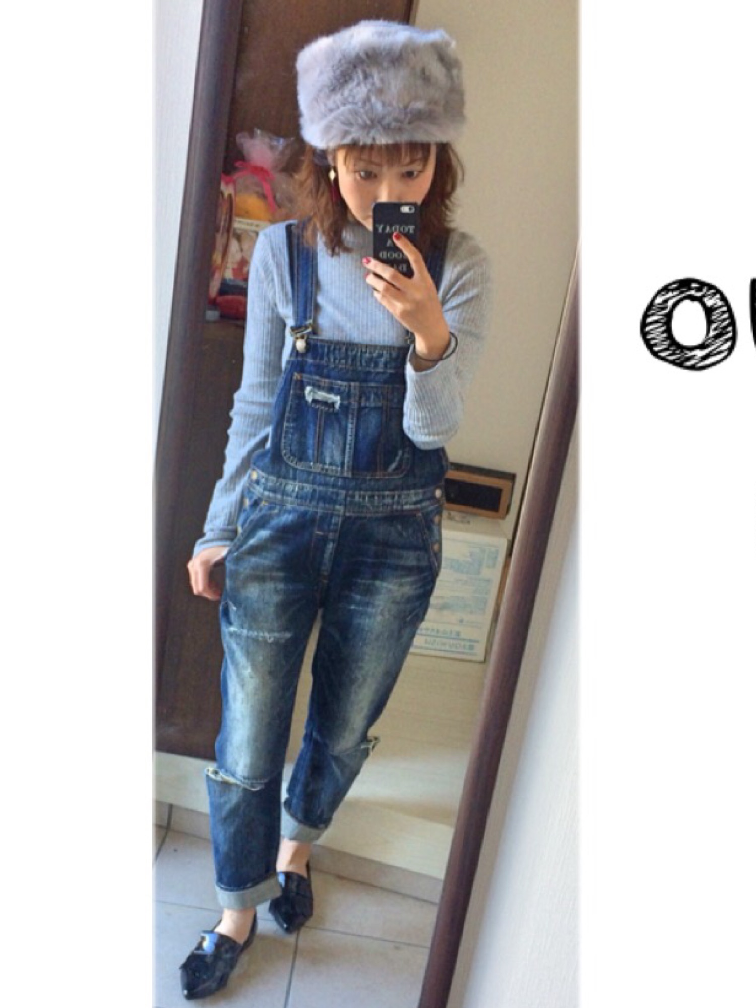 ungrid ヴィンテージサルエルサロペット Ungrid☆アングリッド☆ヴィンテージサルエルサロペット