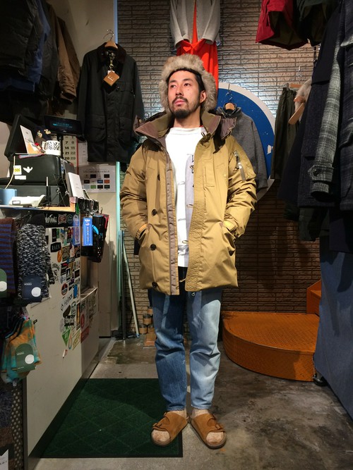 【F/CE.×ナンガ】NANGA　N3-Bトラベルダウンジャケット　ブラック袖丈約64cm