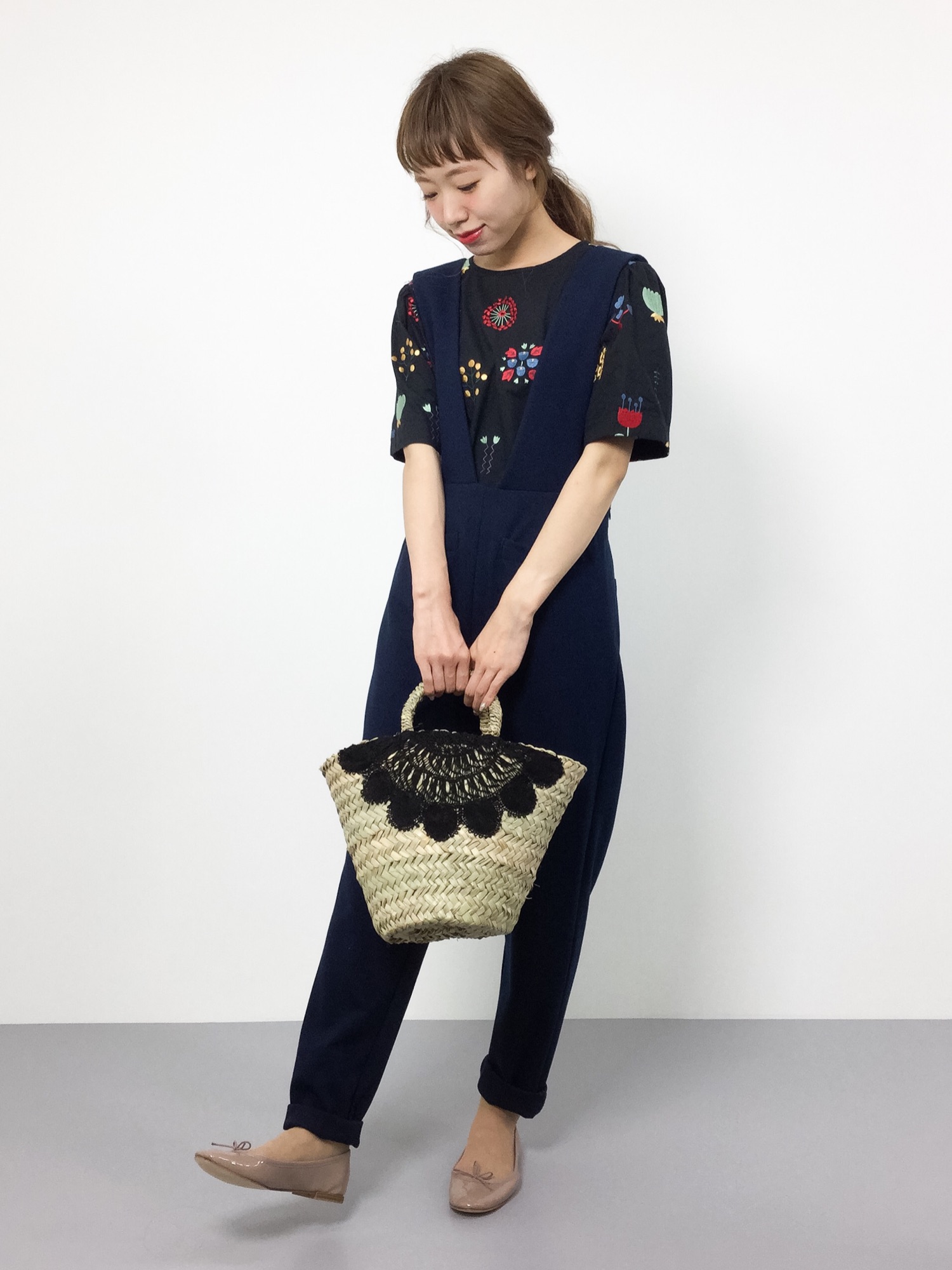 bulle de savon 野山刺繍 ブラウス bulle de savon（ビュルデサボン）の「野山刺繍 ブラウス＊（シャツ