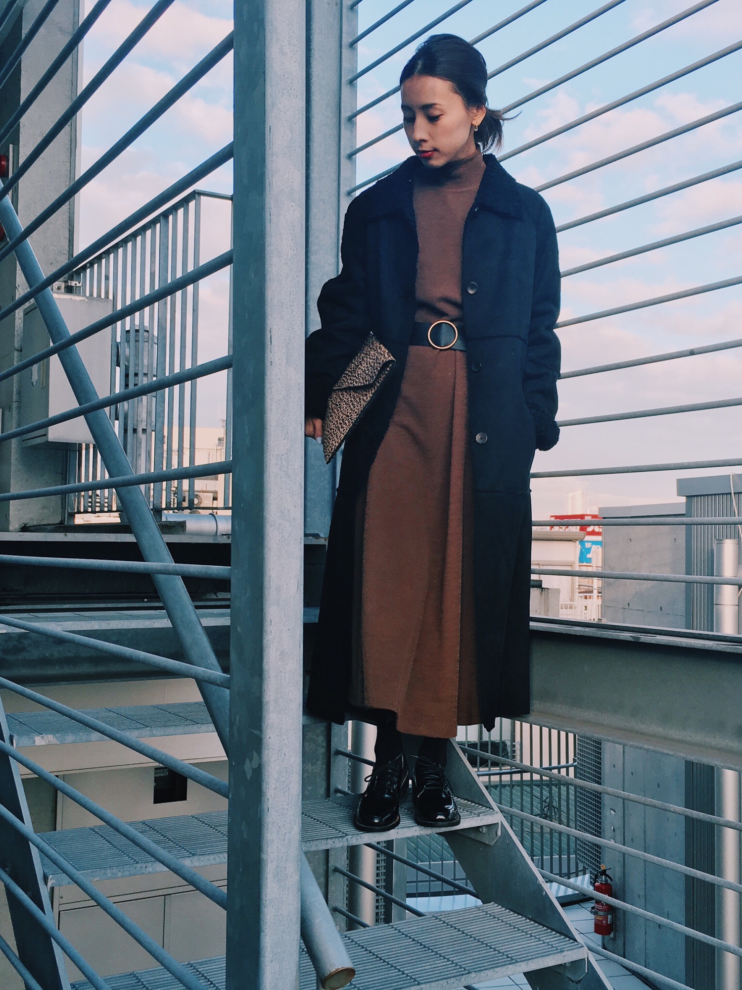 Ameri（アメリ）の「FAKE MOUTON COAT（ムートンコート）」 - WEAR