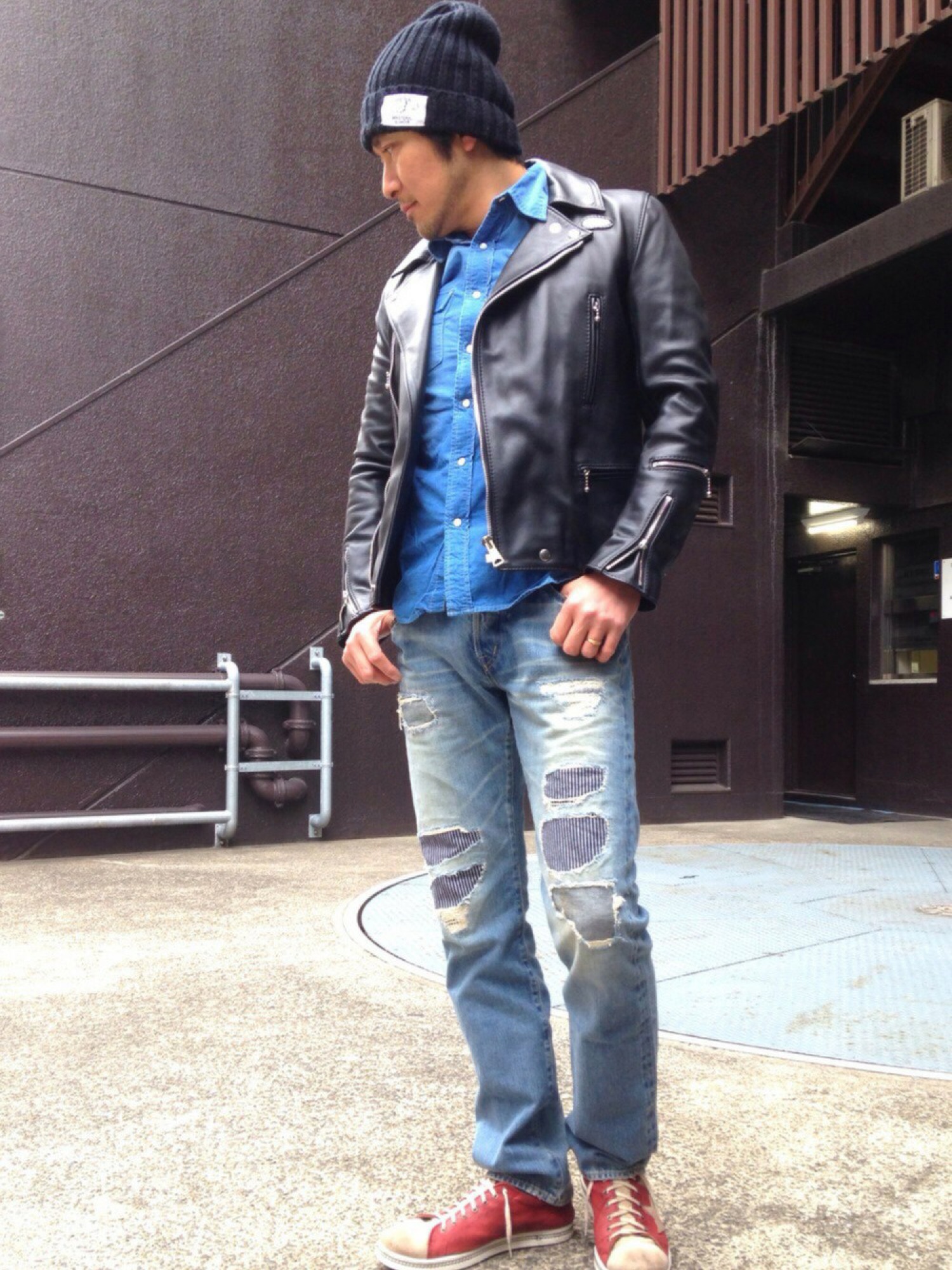 ルイスレザー スーパースポーツマン コーデ Lewis Leathers スーパー