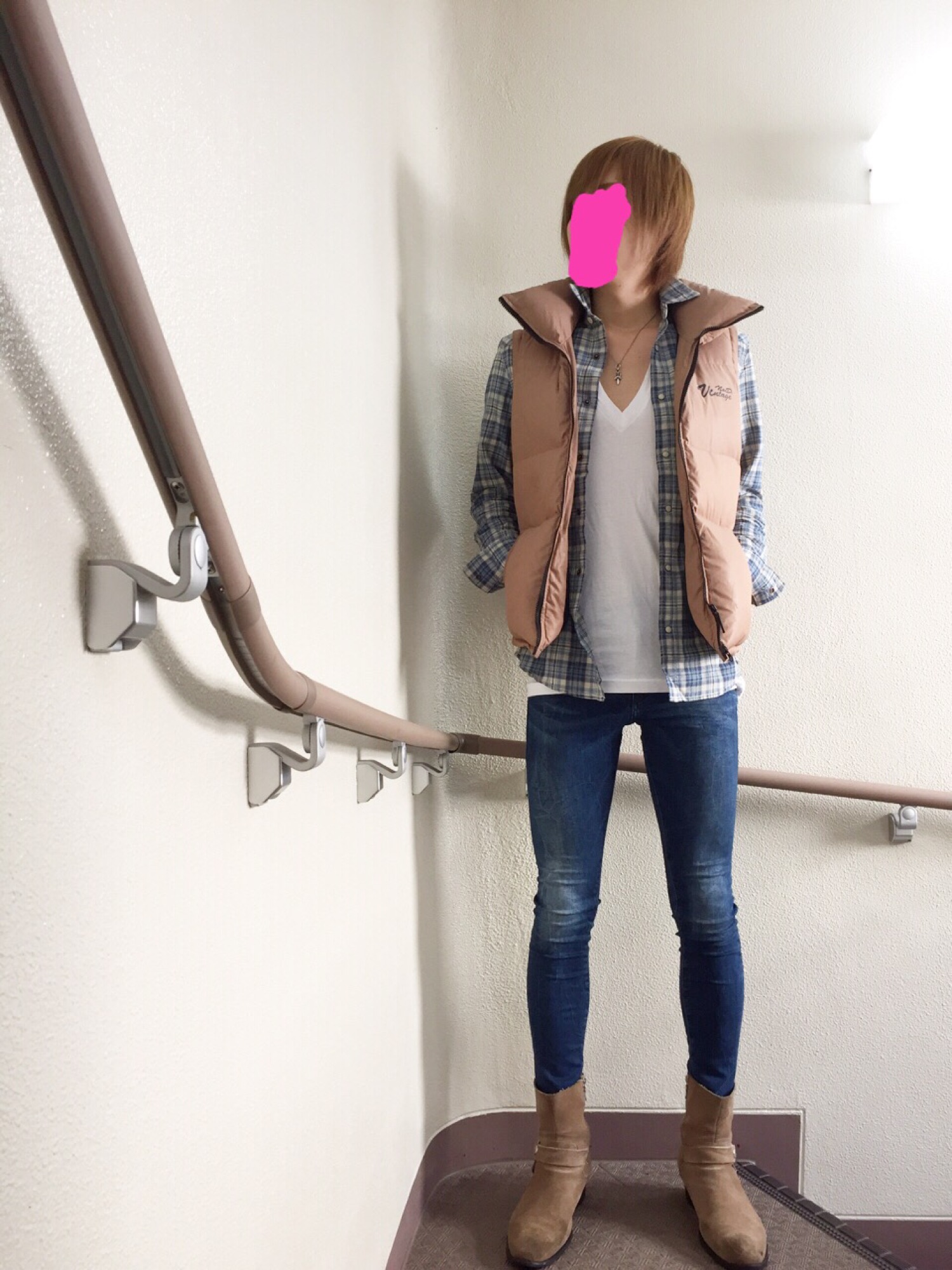 NO ID.のダウンベストを使った人気ファッションコーディネート - WEAR