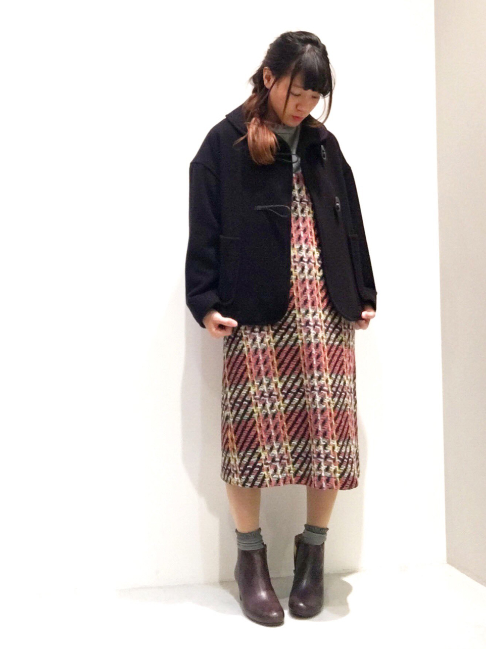 bulle de savon（ビュルデサボン）の「W/Ny 2重織 ショートダッフル