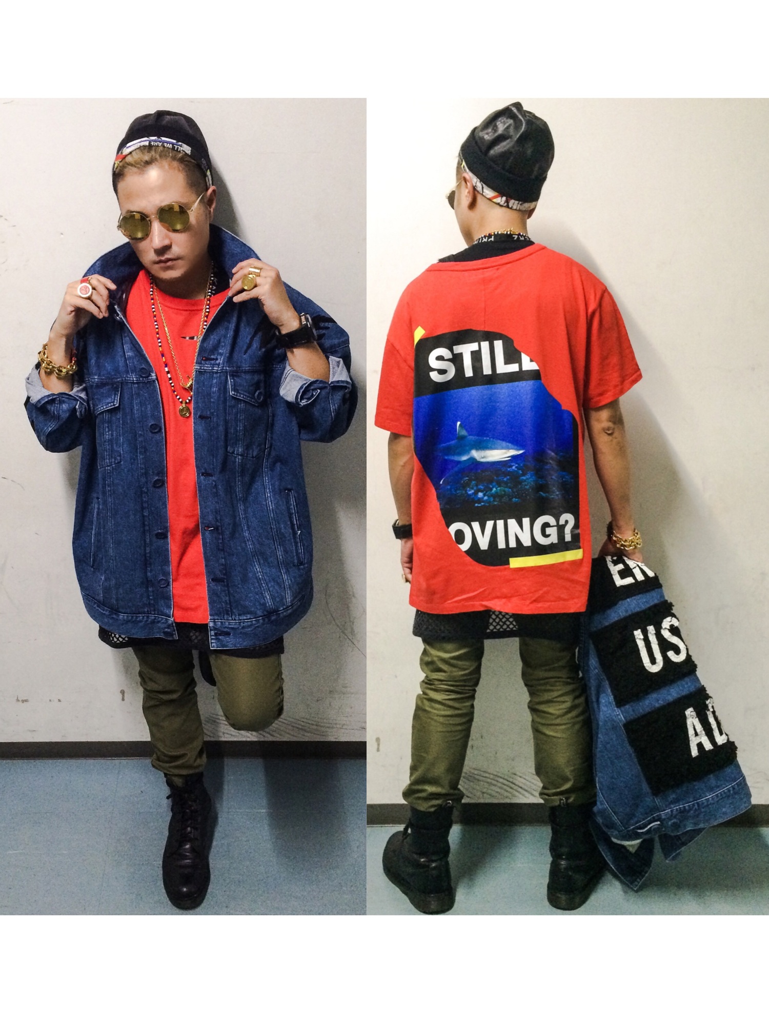 VERBAL｜AMBUSHのデニムジャケットを使ったコーディネート - WEAR