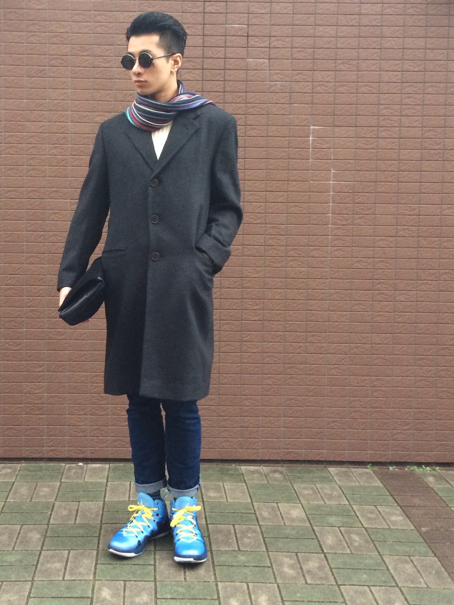 Yves Saint Laurentのダウンジャケット/コート（ブラック系）を使った