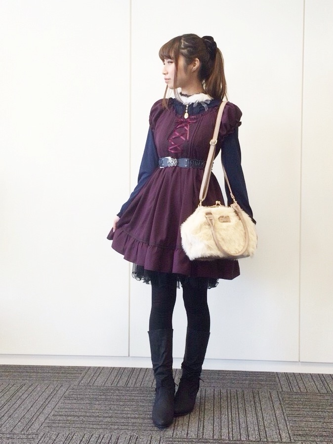 axes femme 薔薇付き2wayチュニック　y2k 00s リズリサ風 axes femme 薔薇付き2wayチュニック y2k 00s リズリサ風