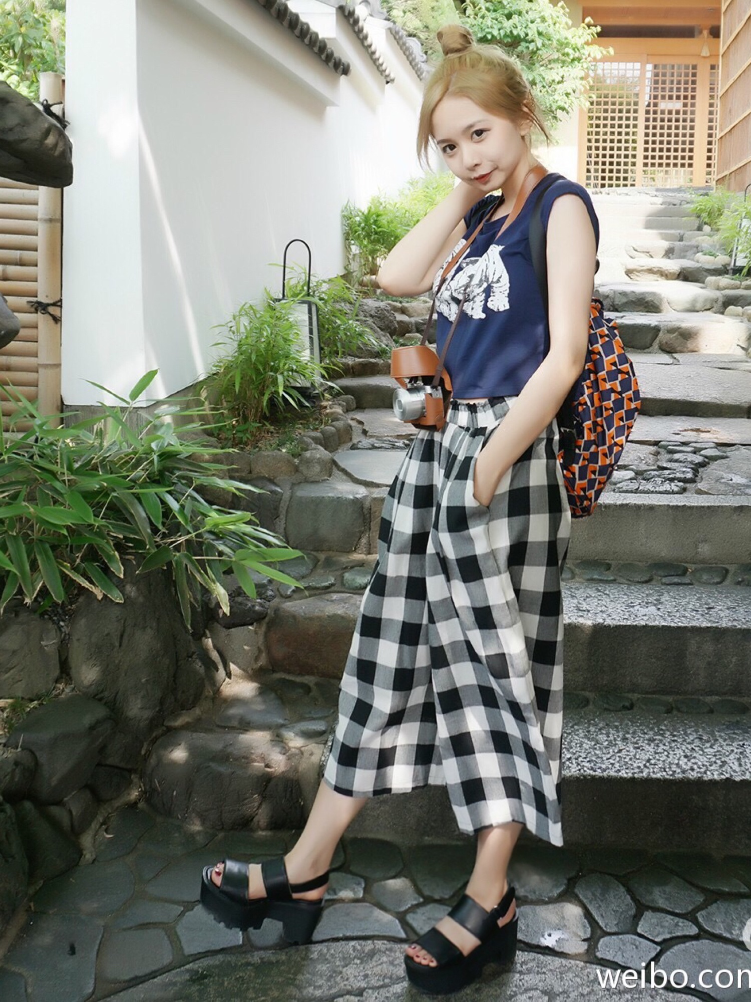 PRADA（プラダ）の「Prada Large Nylon Flap-Top Backpack, Blue