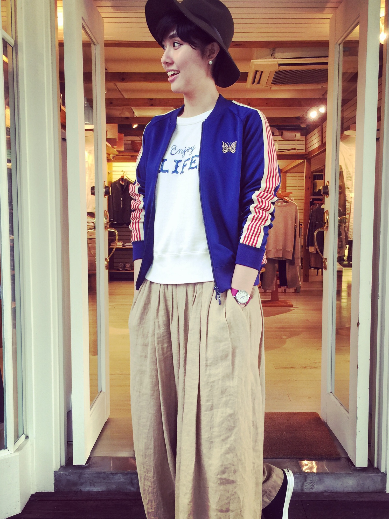 Needlesのスタジャンを使った人気ファッションコーディネート - WEAR