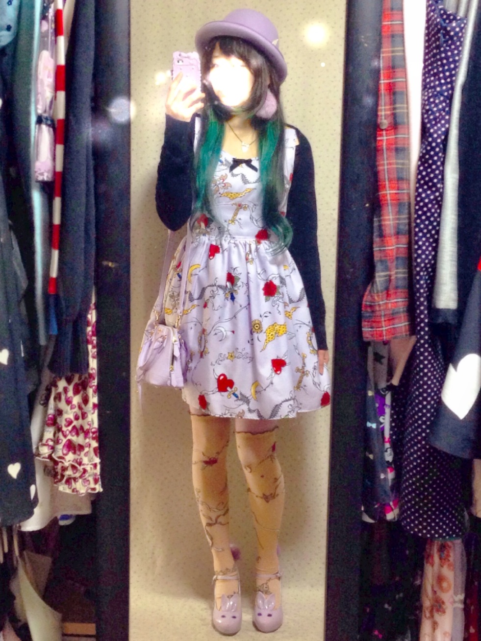 MILK ミルク タトゥー柄 ミニワンピ 定価22000＋税 X3407 MILK（ミルク）の「タトゥ グラム dress（ワンピース）」 - WEAR