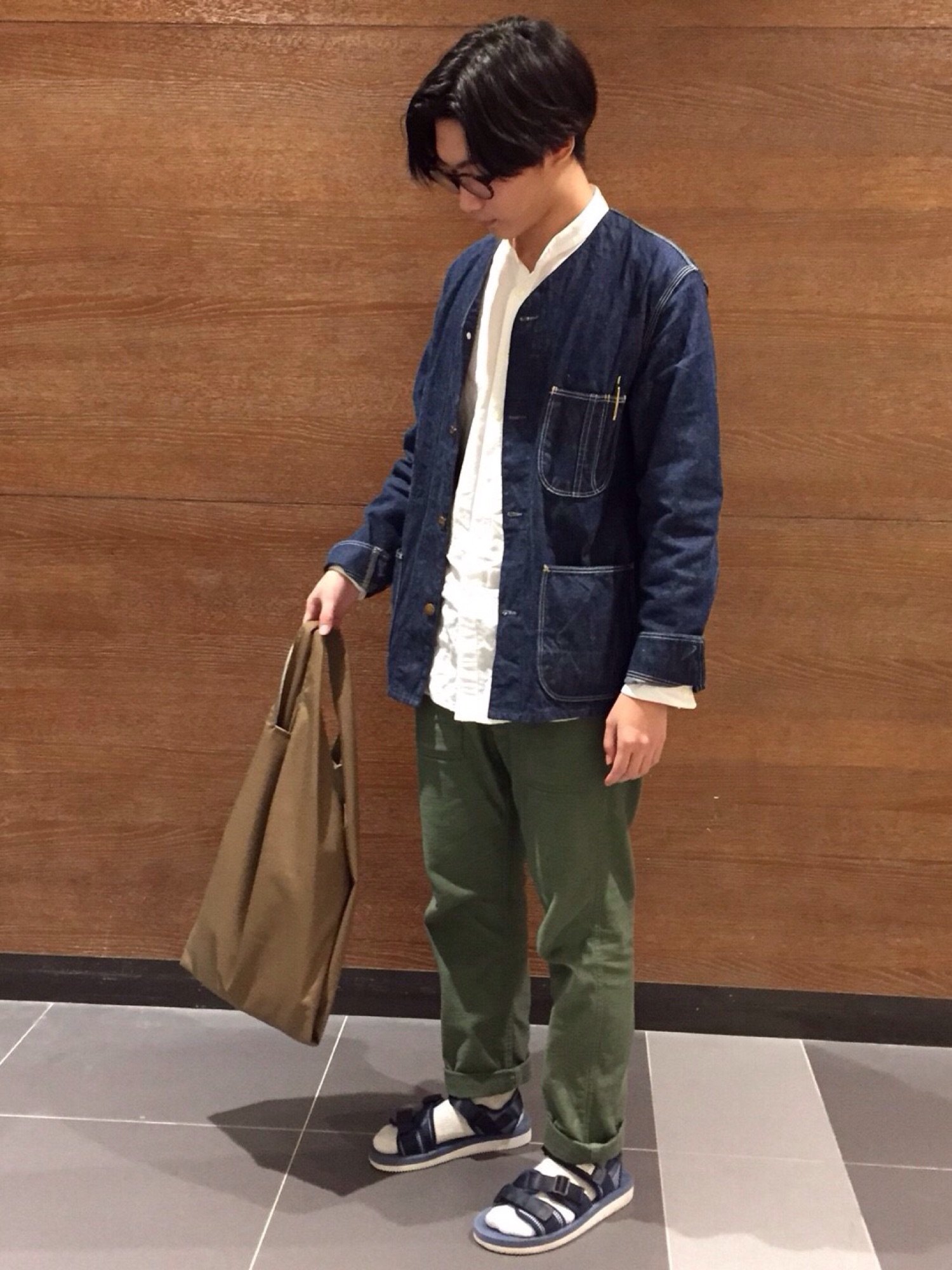 orslow/オアスロウ 別注エンジニアジャケットを使った人気ファッション