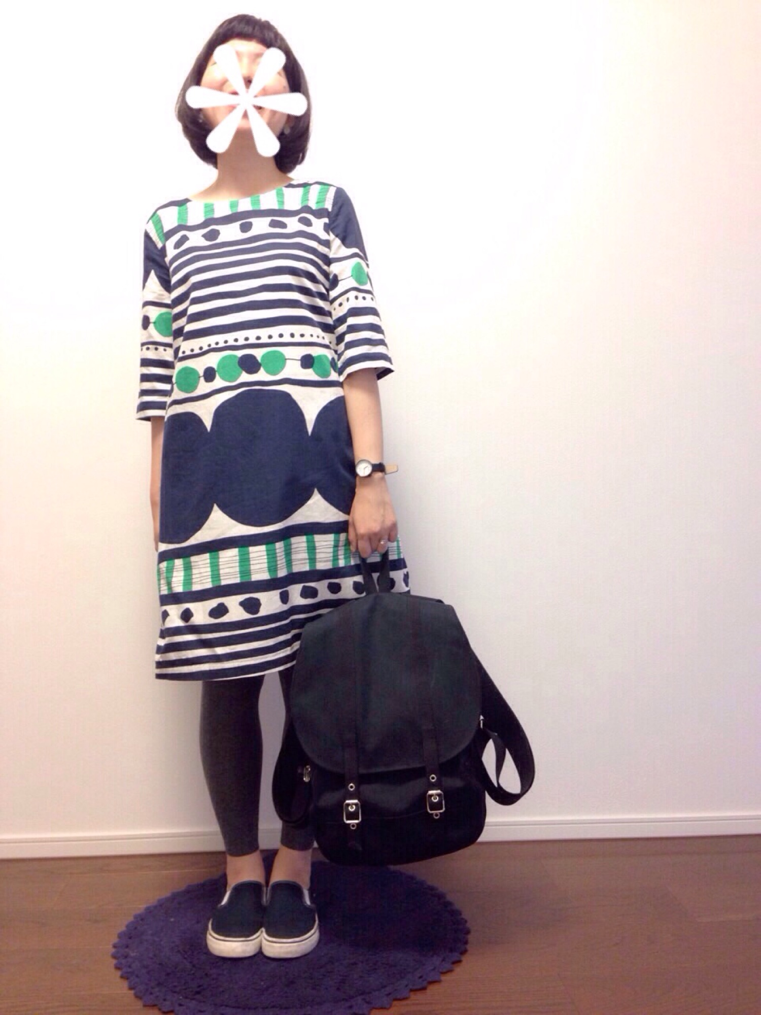 マリメッコ PAULA ワンピース ボーダー ドット柄サイズ36 marimekko（マリメッコ）の「Paula / PIHLA（ワンピース）」 - WEAR