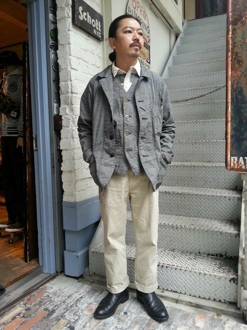 kato(Schott Grand Store Tokyo店)｜schottのカバーオールを使った