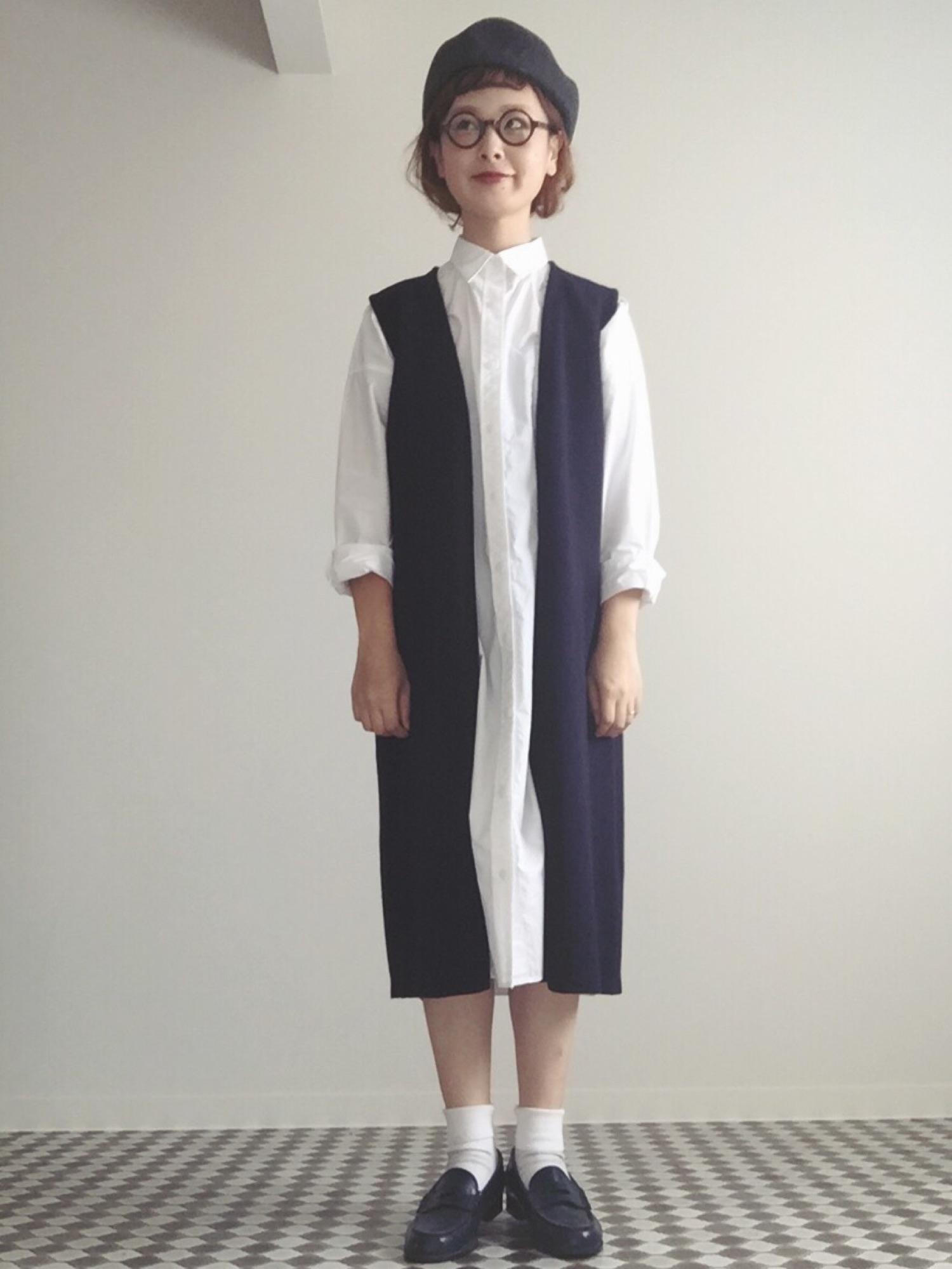 【新品】UNITED ARROWS SFL C ロング ニットベスト UNITED ARROWS（ユナイテッドアローズ）の「SFL C ロング ニットベスト