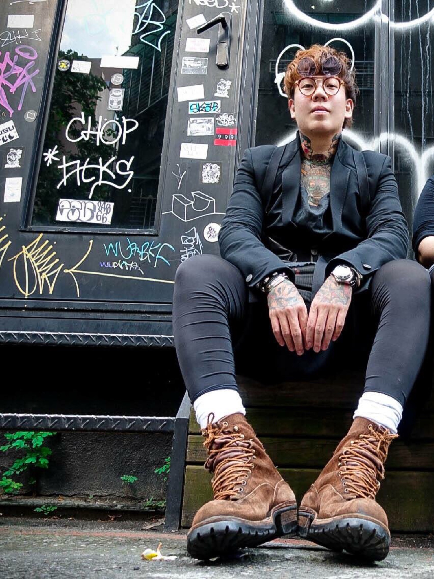 Boris Bidjan Saberiのテーラードジャケットを使った人気ファッション