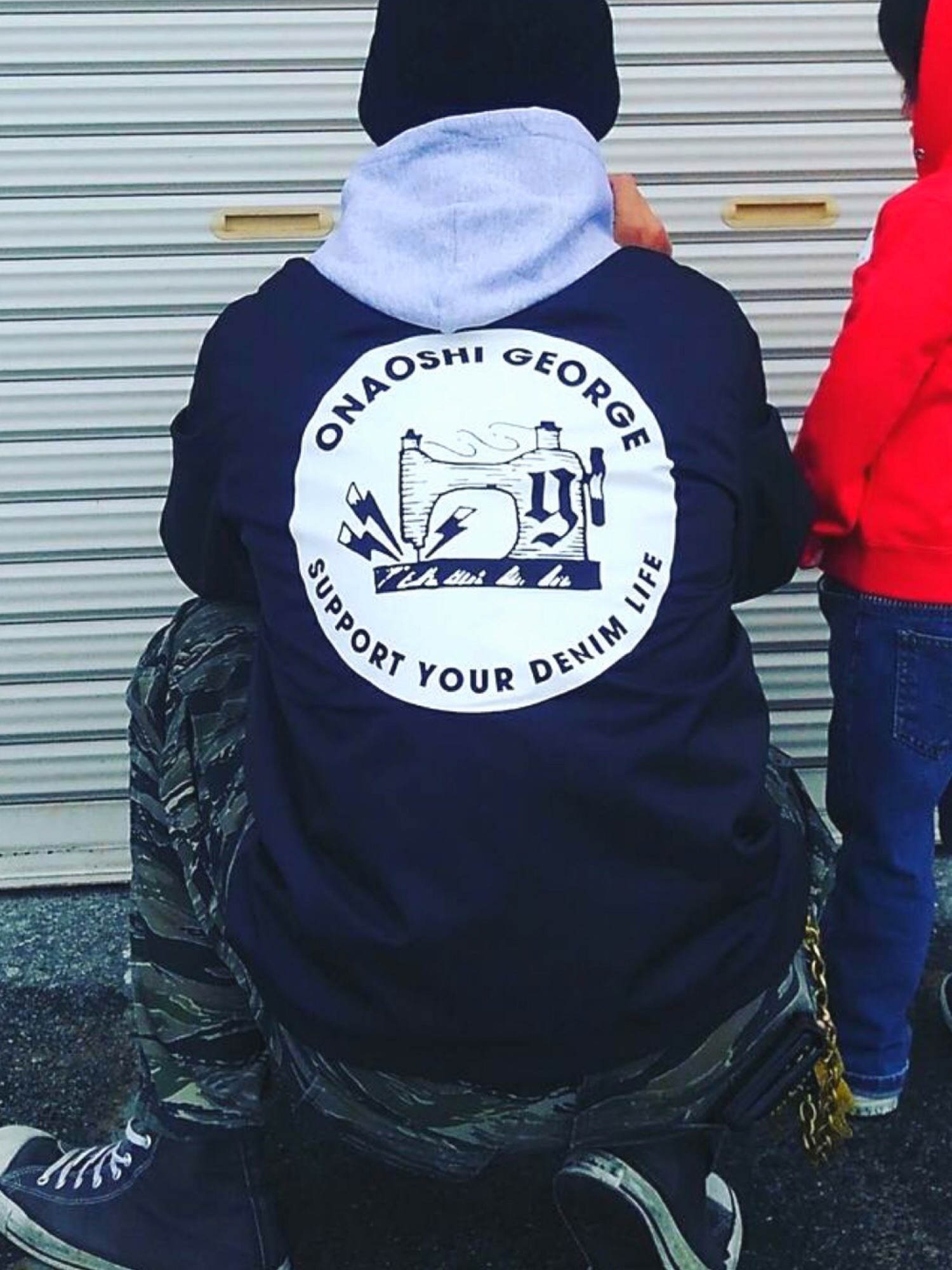 CFCREW23｜お直しジョージ オリジナルのナイロンジャケットを使った  