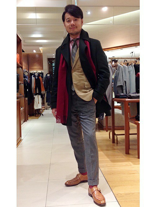 SHIPS（シップス）の「CARRARO: ウール/ナイロン ロング Pコート