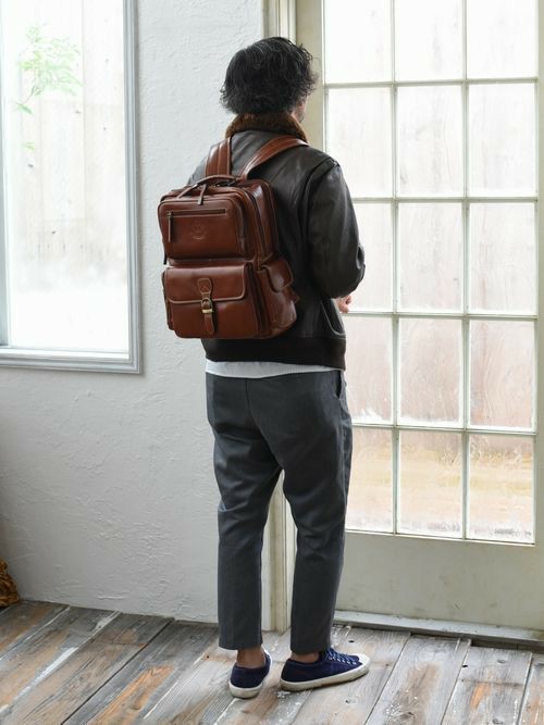 herringbone club ヘンリボーン クラブ レザーリュック HERRINGBONECLUB ヘリンボーンクラブ レザーリュック ヘリンボーン