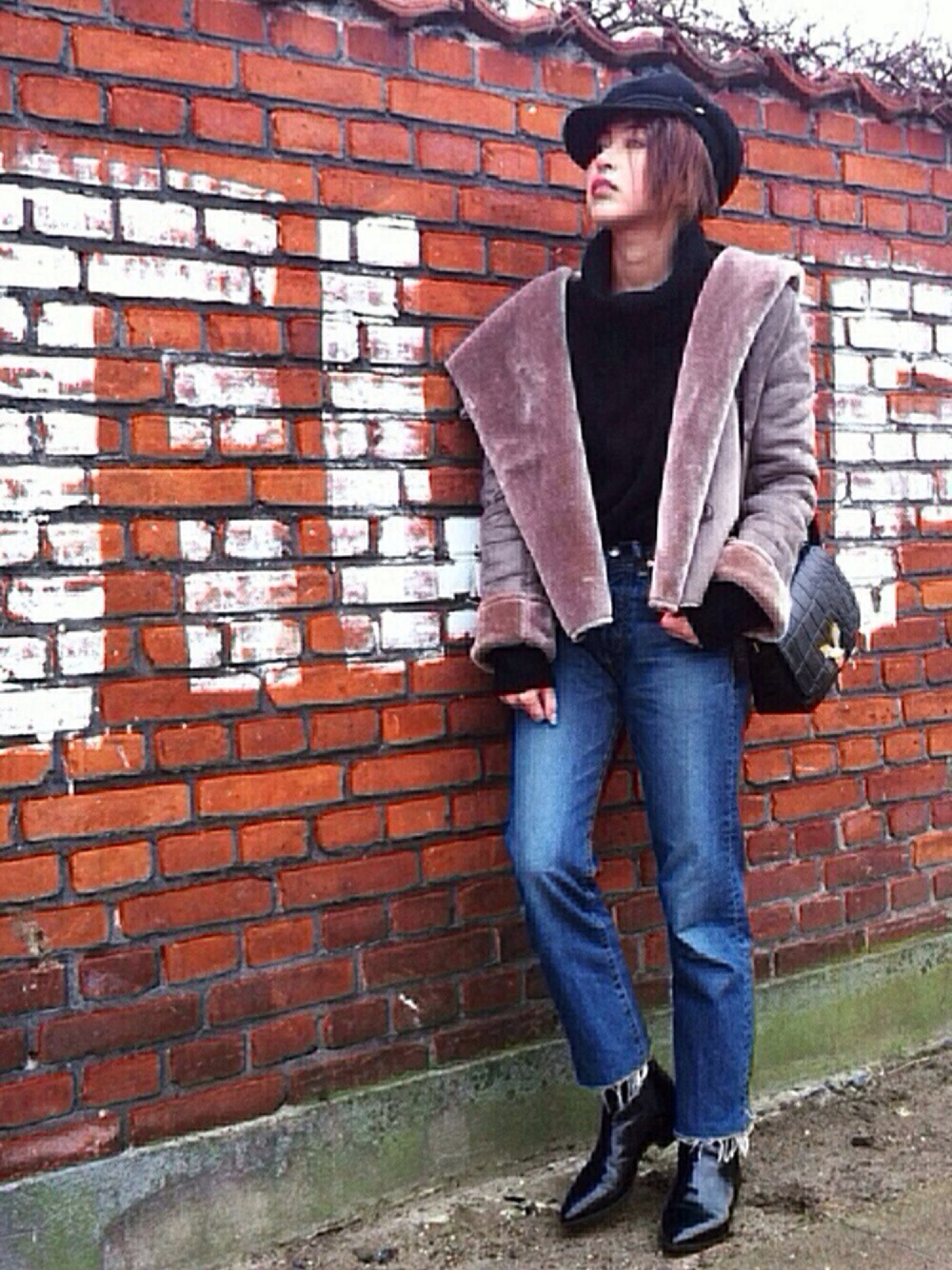 BORNYのムートンコートを使った人気ファッションコーディネート - WEAR