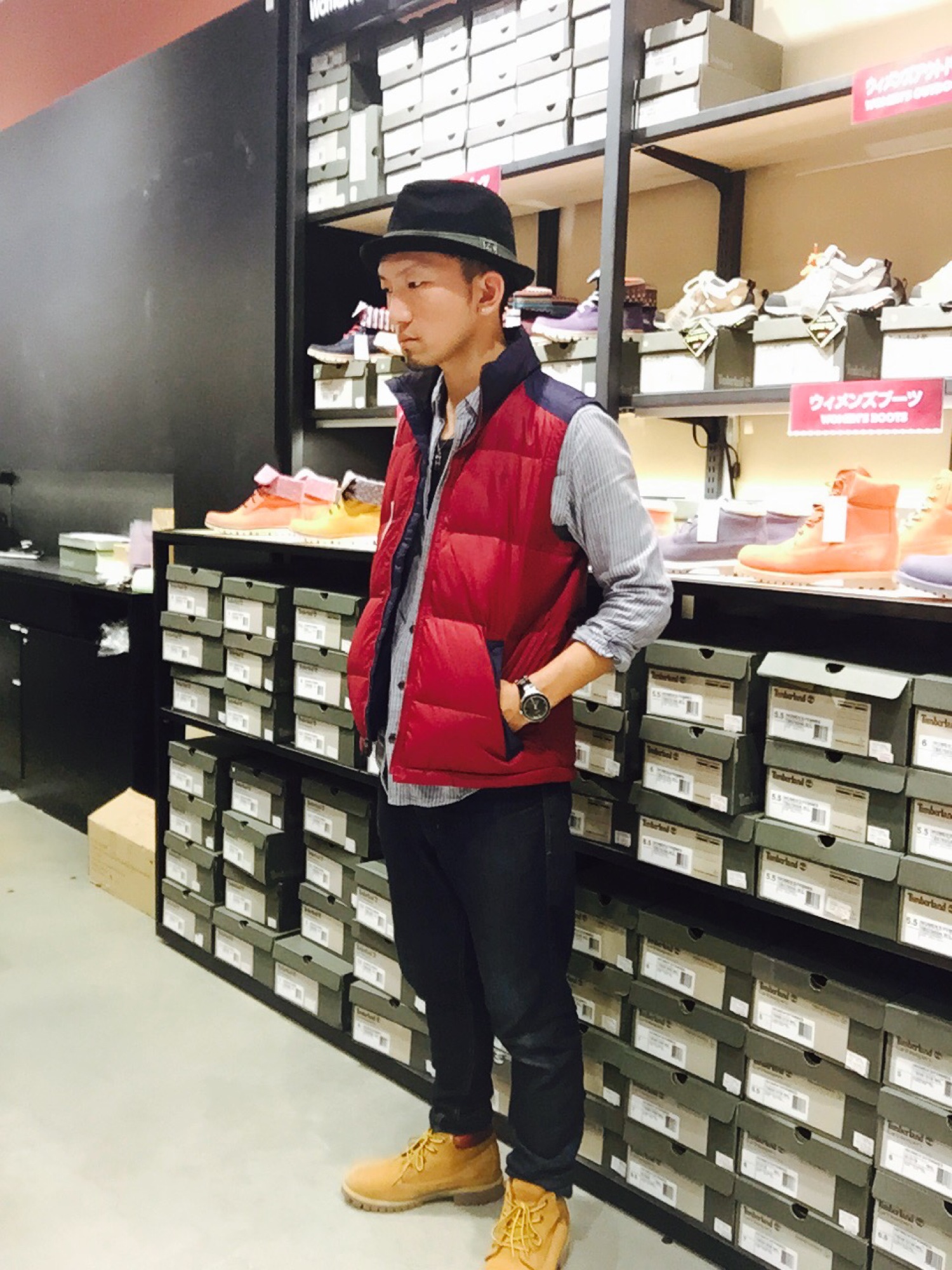 Timberlandのベストを使った人気ファッションコーディネート - WEAR