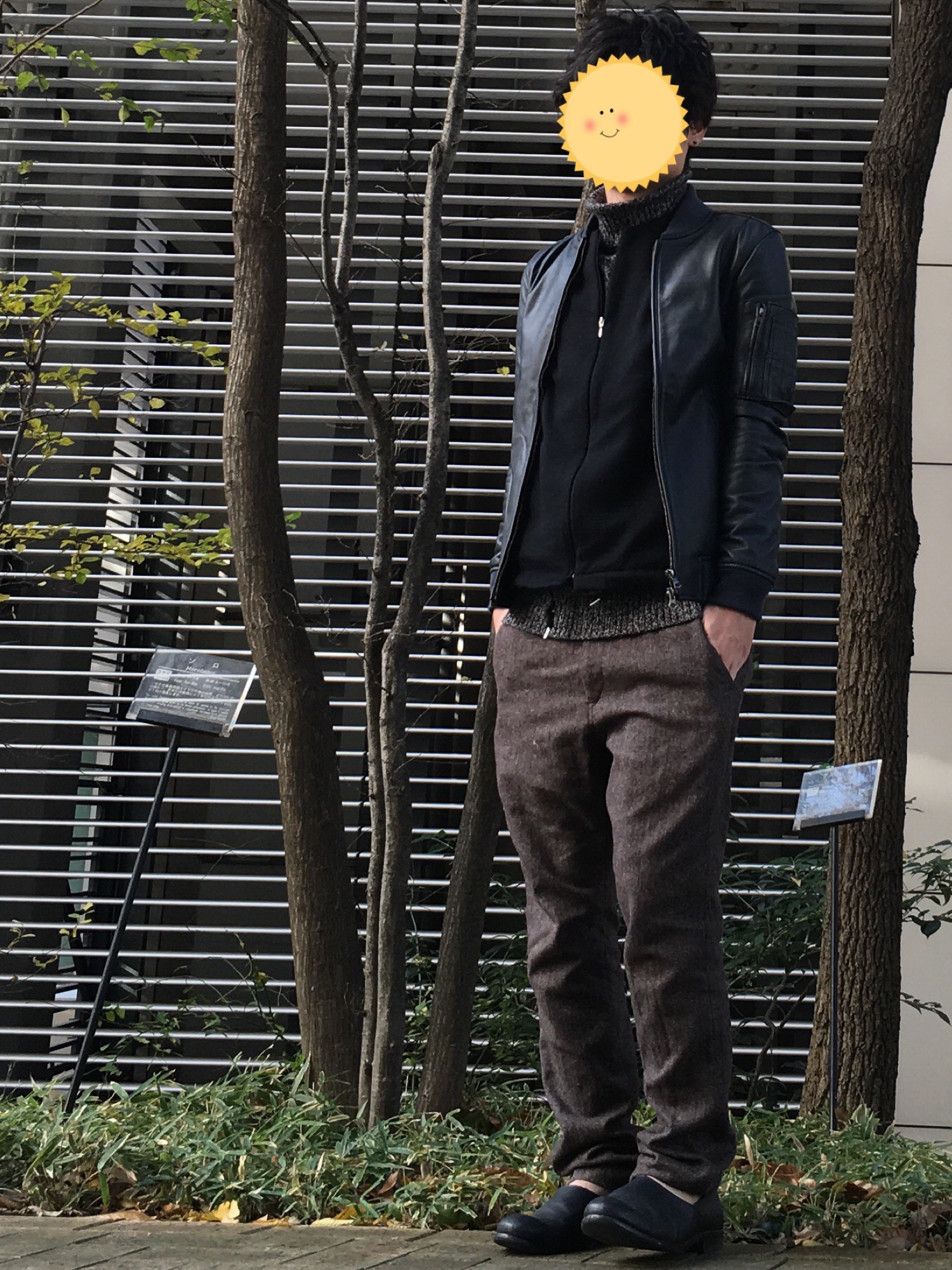 STUDIOUS（ステュディオス）の「STUDIOUS ラムレザーMA-1 MADE IN