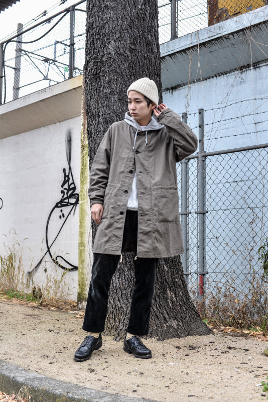 N.HOOLYWOODのモッズコートを使ったメンズ人気ファッション