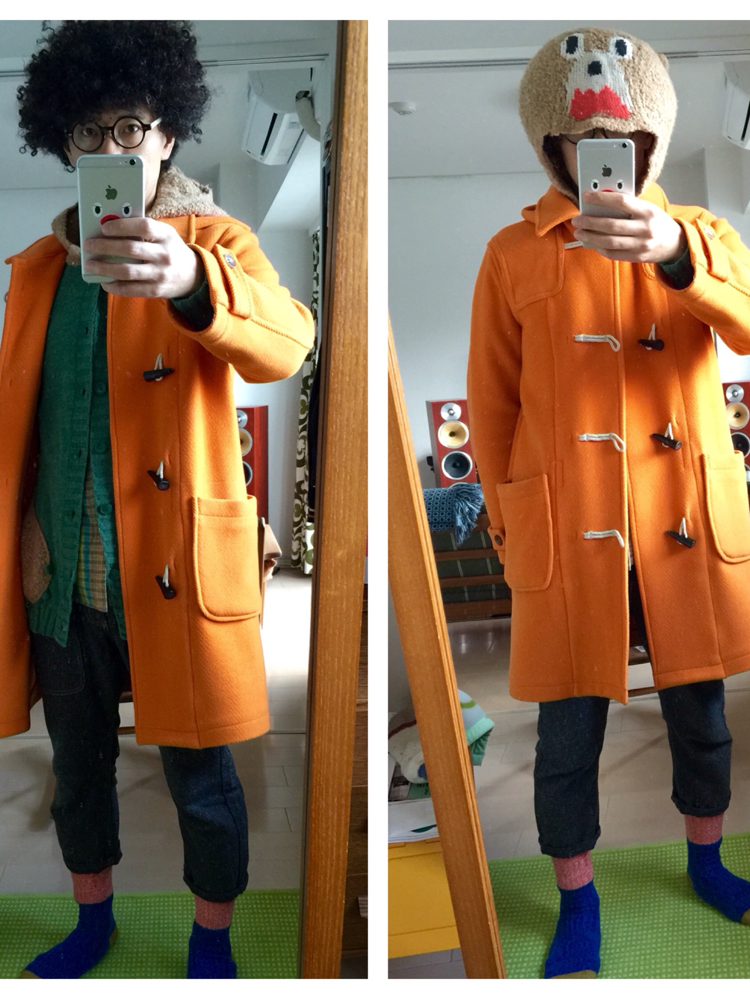 ユニフォームエクスペリメント　ダッフルコート　sizeM uniform experimentのダッフルコートを使ったメンズ人気ファッション