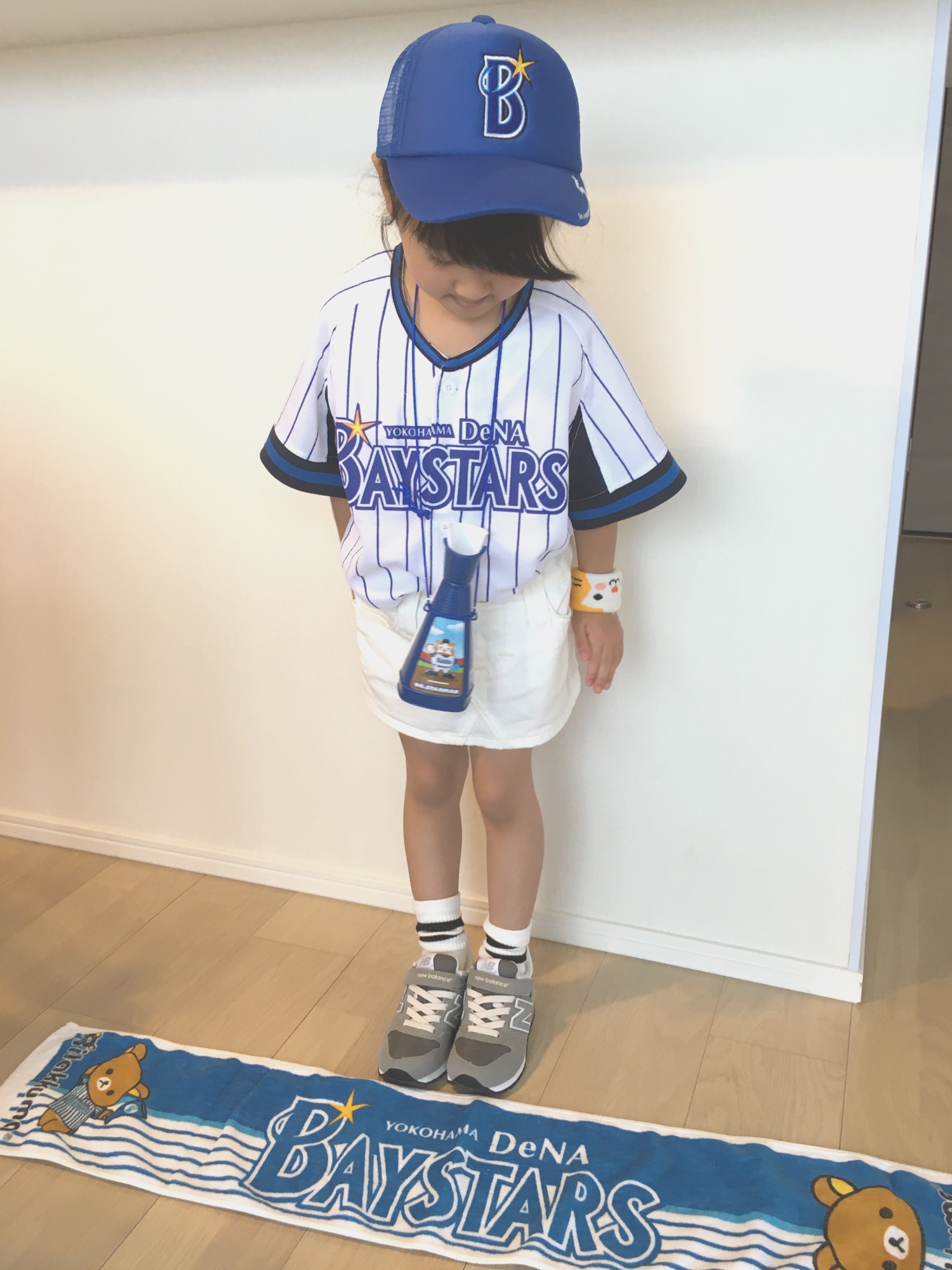 スカートを使った「横浜DeNAベイスターズ」のキッズ人気ファッション 