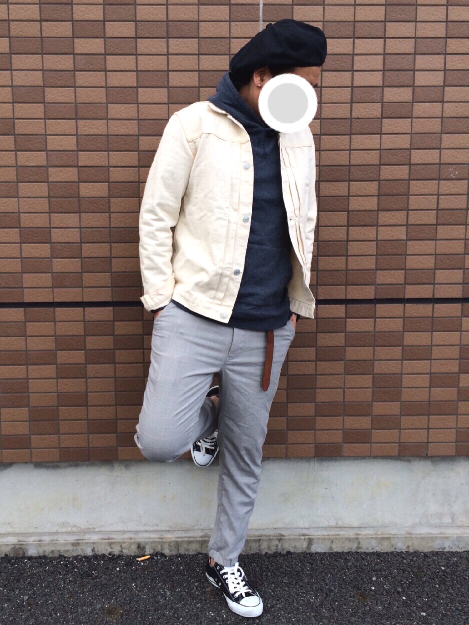 STAMMBAUMのデニムジャケットを使ったメンズ人気ファッション