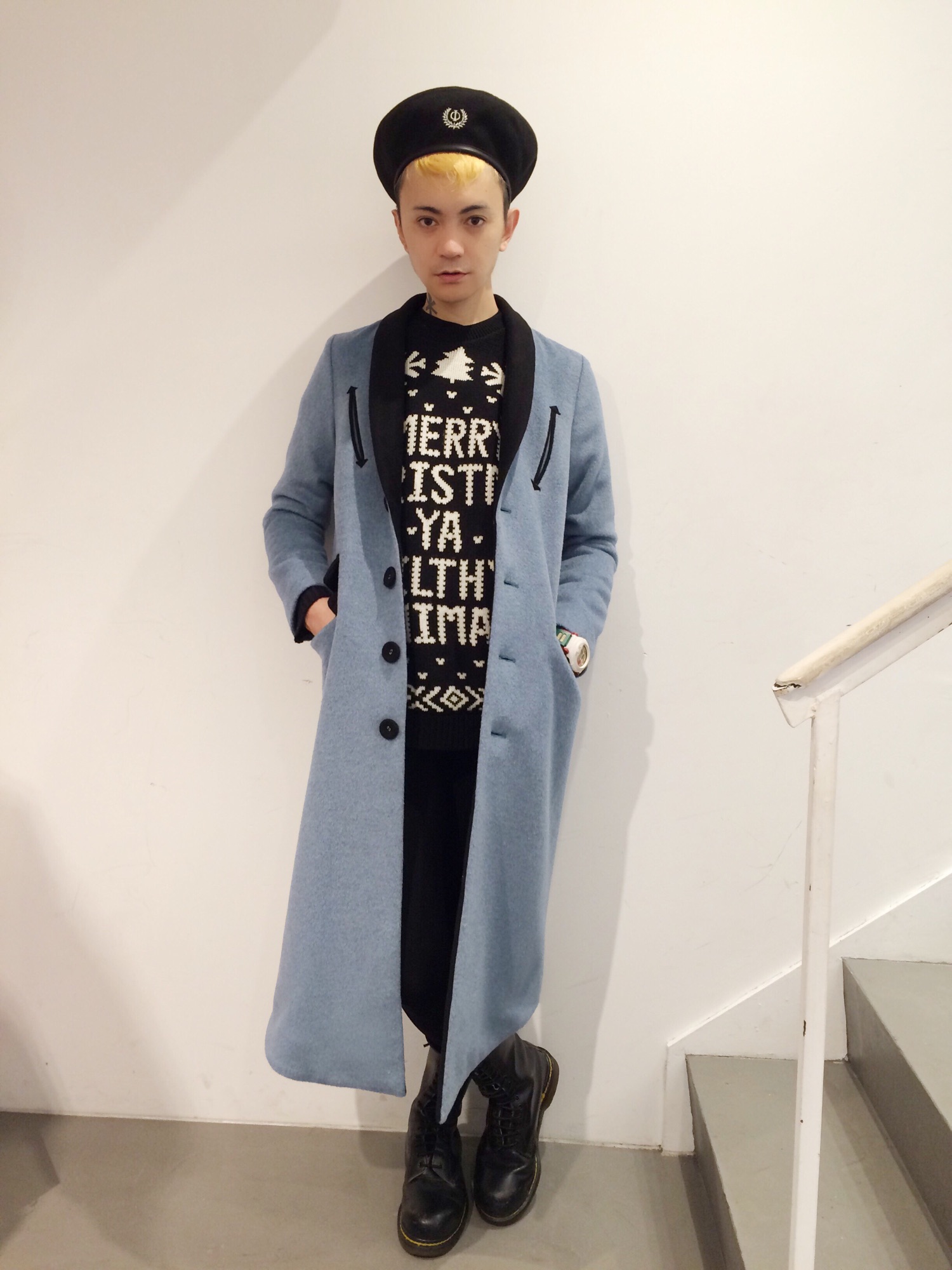 PAMEO POSE TEDDY BOY COAT ブラック PAMEO POSE TEDDY BOY COAT ブラック - メルカリ
