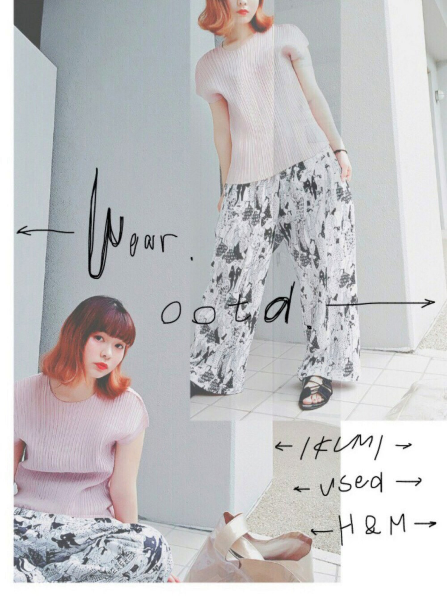 ゆikumi イクミ　ボンテージパンツ IKUMI（イクミ）の「【IKUMI×ALISA】UKIYOE PRINT SWEATPANTS