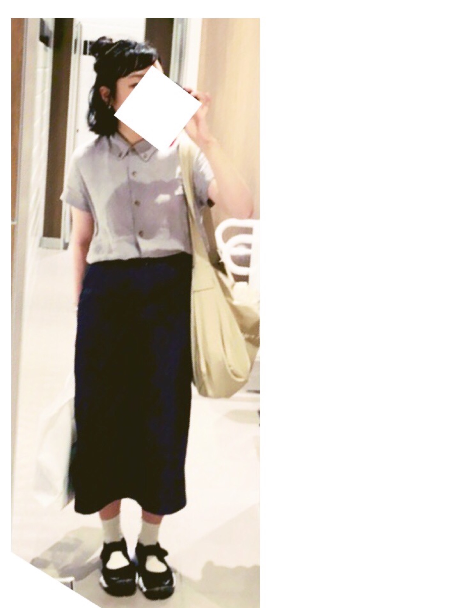 COMME des GARCONSのデニムスカートを使った人気ファッション  