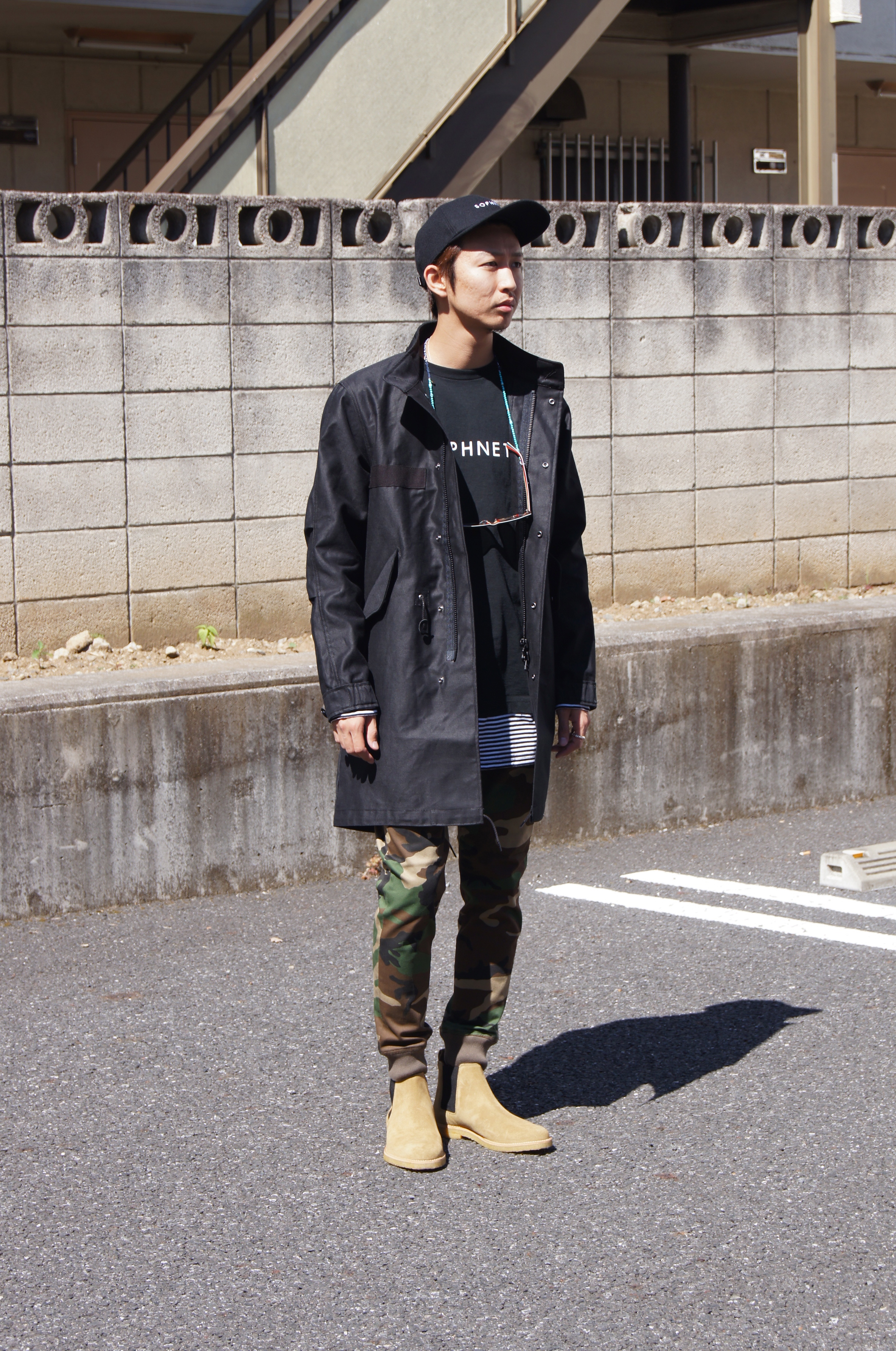 Sophnet. Stand Collar Military Jacket, $269 | farfetch.com