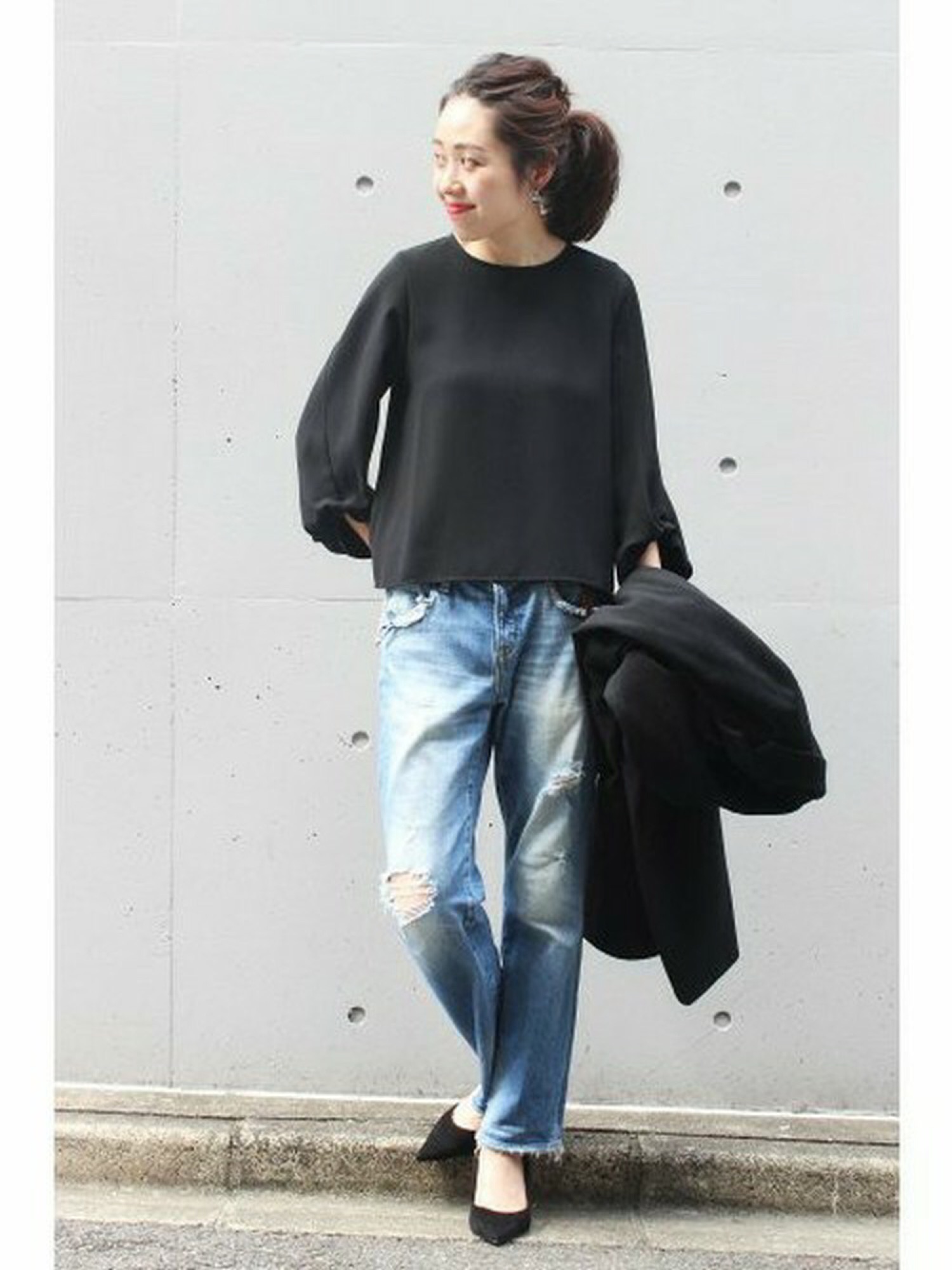 Spick &amp; Span - 今季スピック&amp;スパン♡ダブルクロス ボリュームソデブラウス♡ピンク Spick & Span - 今季スピック&スパン♡ダブルクロス ボリューム