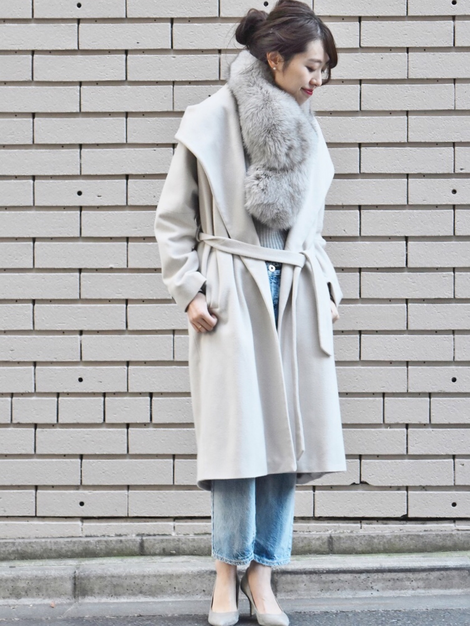 Spick＆Span / ブルーFOXストール Spick & Span（スピックアンドスパン）の「L'eclair ブルーFOX