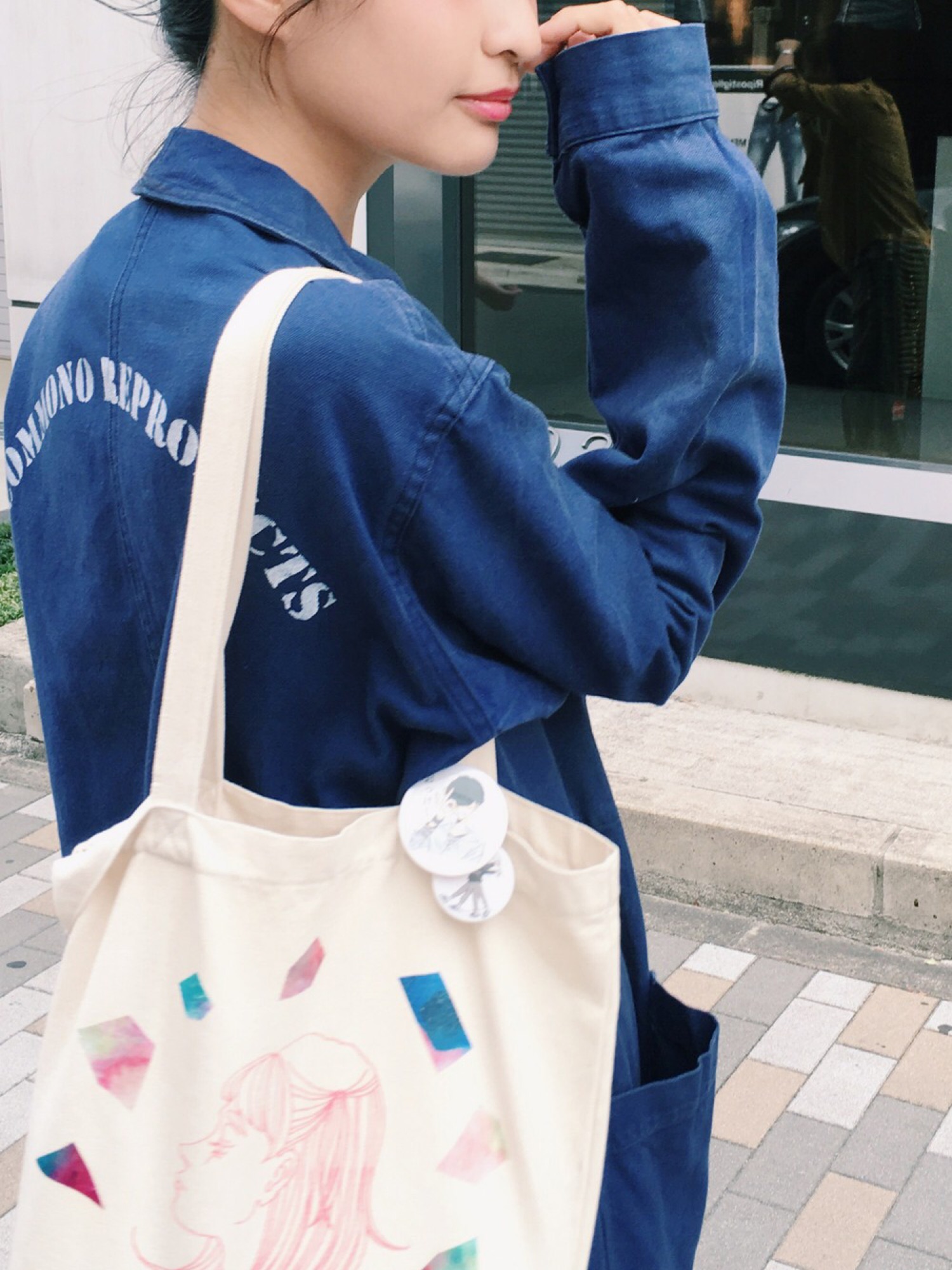 commono reproductsのカバーオールを使った人気ファッション 