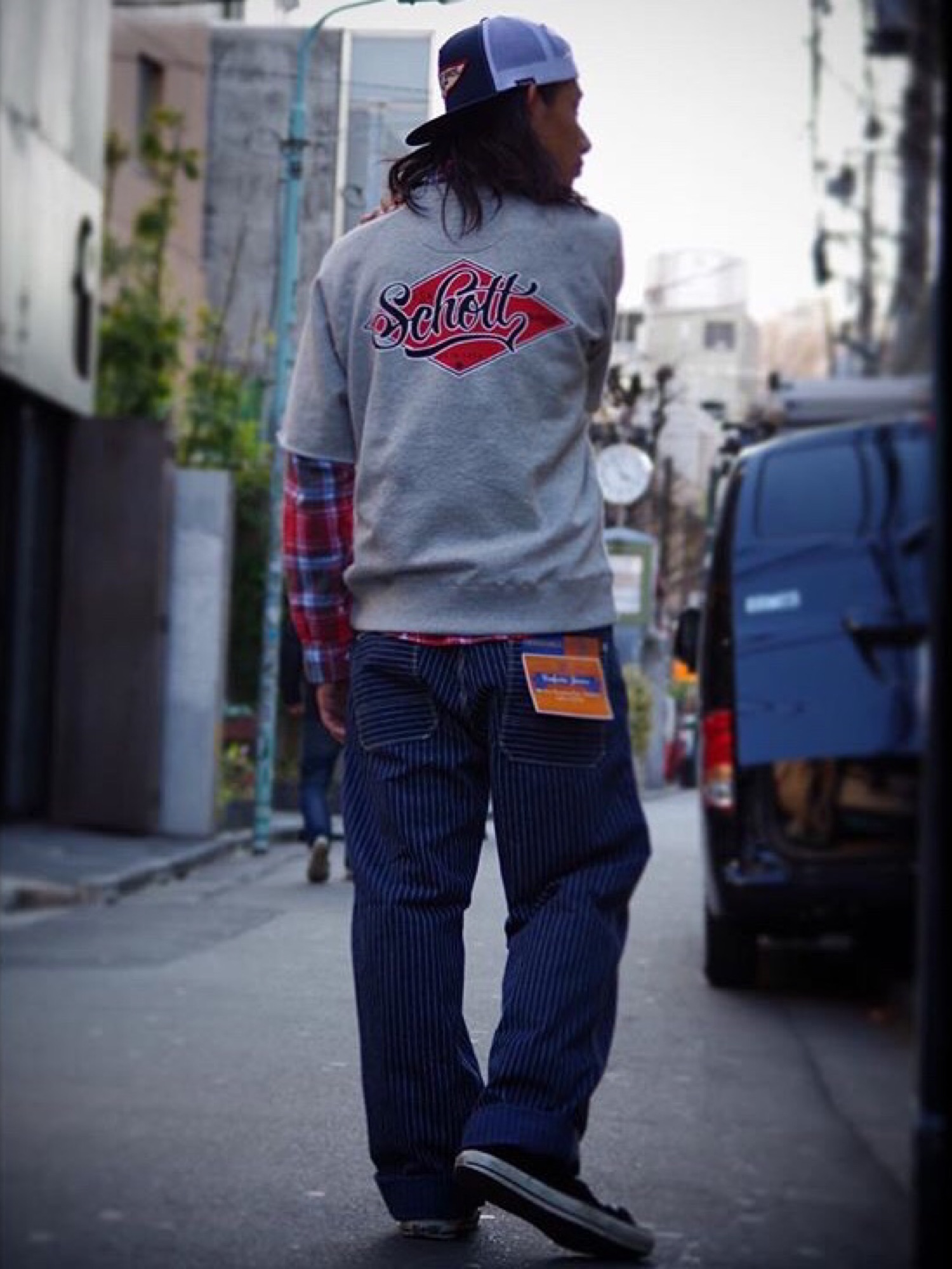 Schott/ショット/OLD HICKORY WORK PANTS/オールド ヒッコリー ワーク