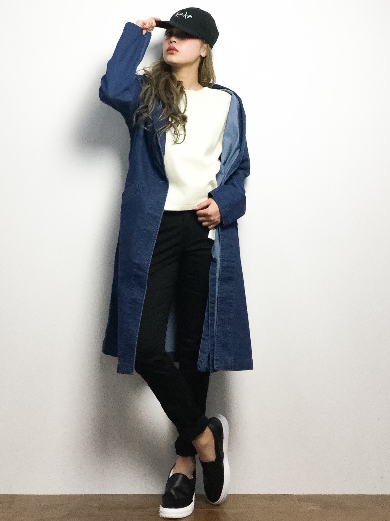 LOSICARIEコート LOSICARIE（ロシカリエ）の「デニムロングコート（チェスター