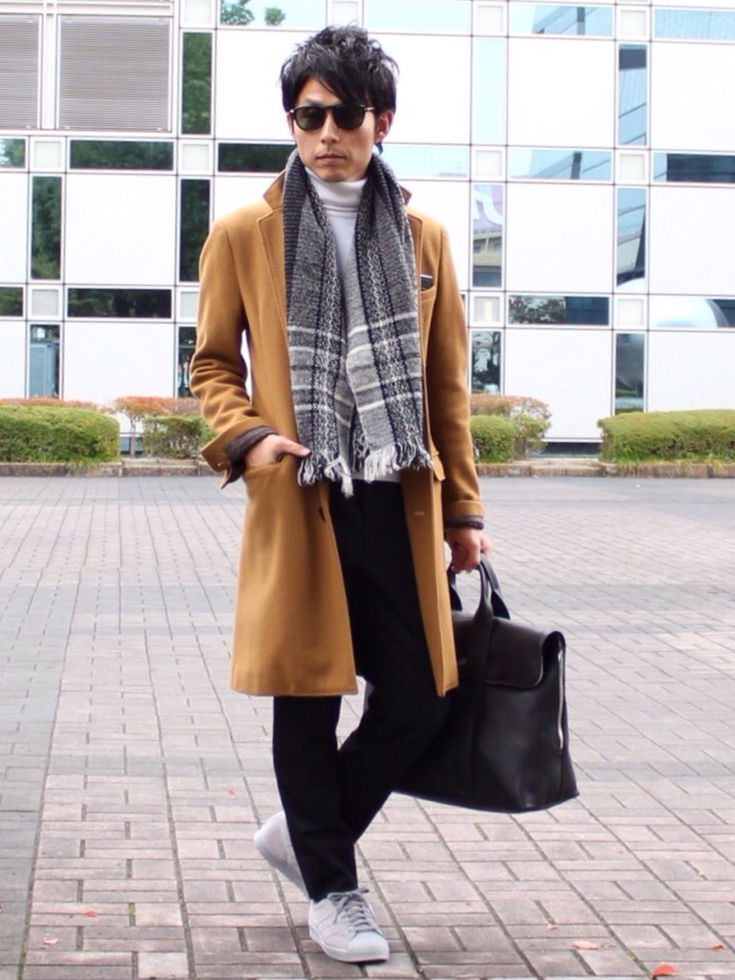 美品 J.SABATINO ジェイサバディーノ ロングコート S ウール 日本製