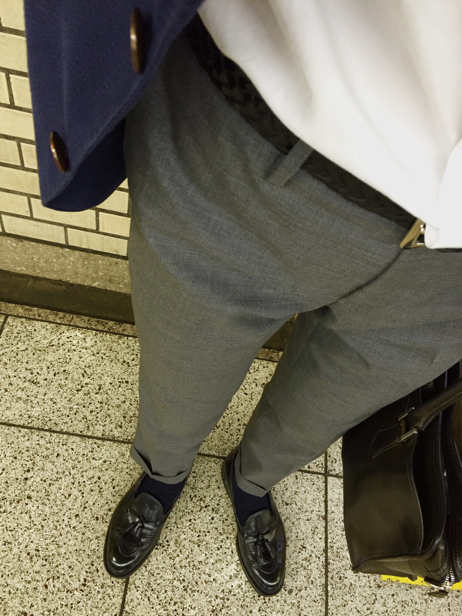 PT01 BEAMS別注 EVO FIT スラックス 52 ライトグレー　夏 BEAMS F（ビームスF）【別注】IGARASHI TROUSERS / グレン