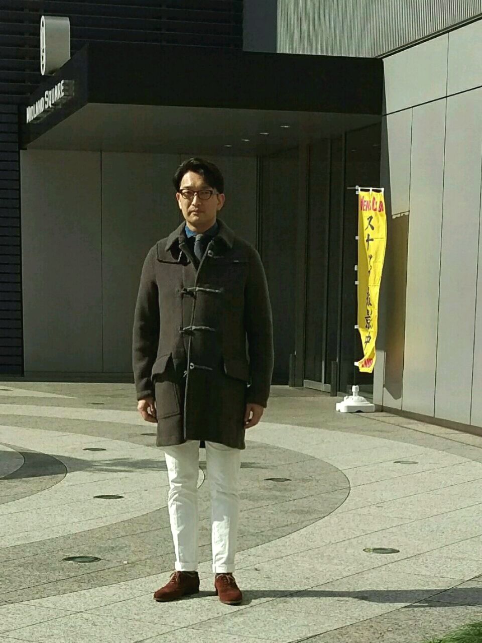 LARDINI 「ダッフルコート」メンズ 良品LARDINI メンズダッフルコート